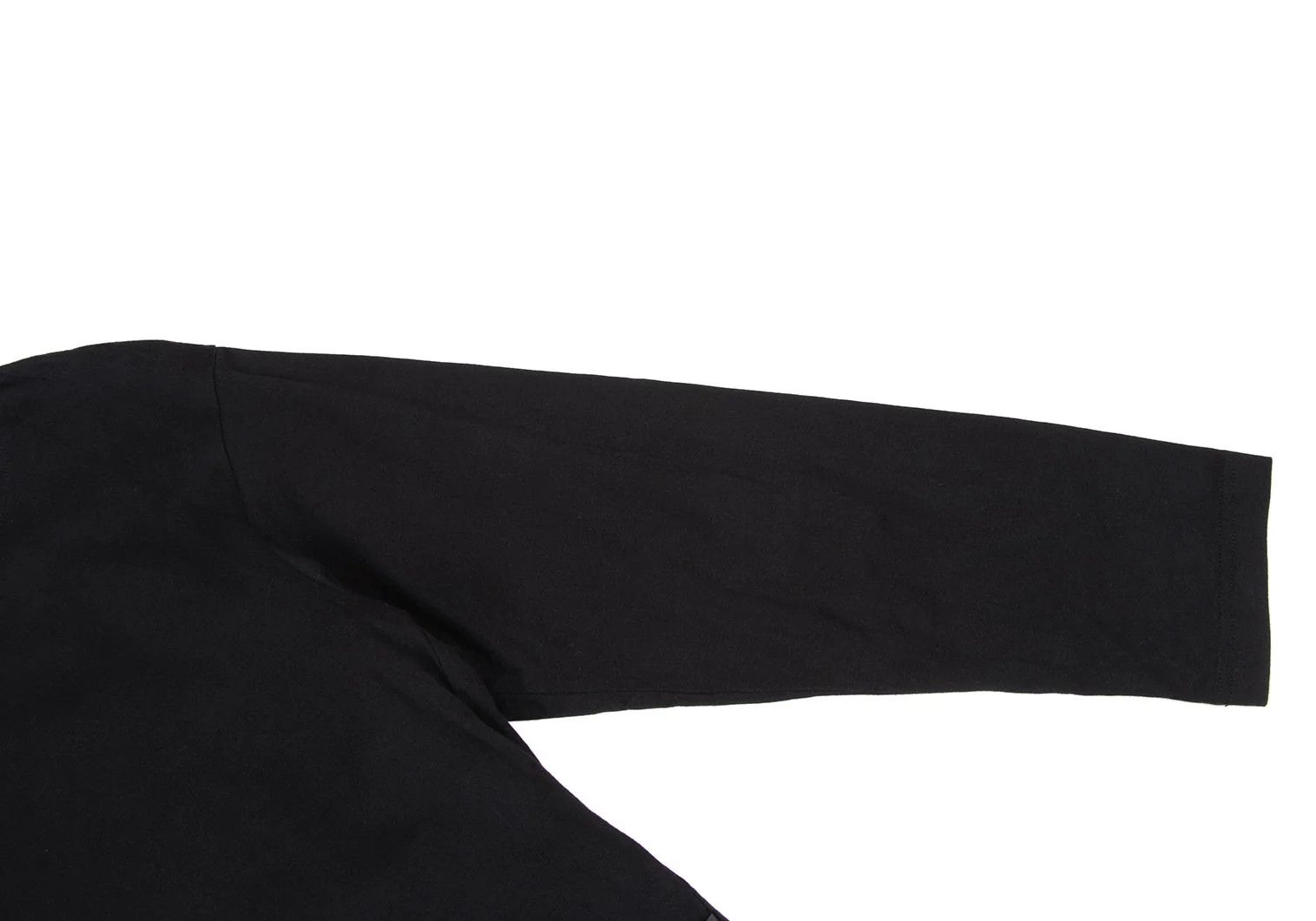Yohji Yamamoto Yohji Yamamoto Cotton Collar Belt Design Cutsew Black 2 Size US M / EU 48-50 / 2 - 4 Thumbnail