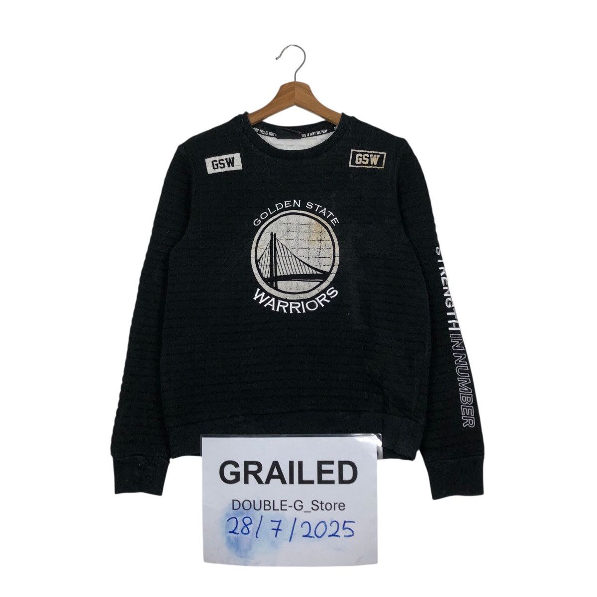 NBA 📌Vintage Sweatshirt Long Sleeve Nba Big Logo Design Size US S / EU 44-46 / 1 - 1 Thumbnail