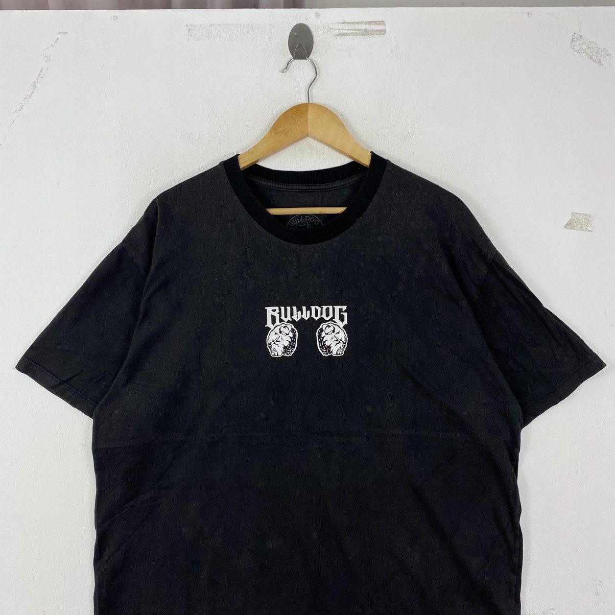 Vintage Bulldog Tattoo Shop Graphic Tee Black Size GG Large XL Size US XL / EU 56 / 4 - 4 Thumbnail