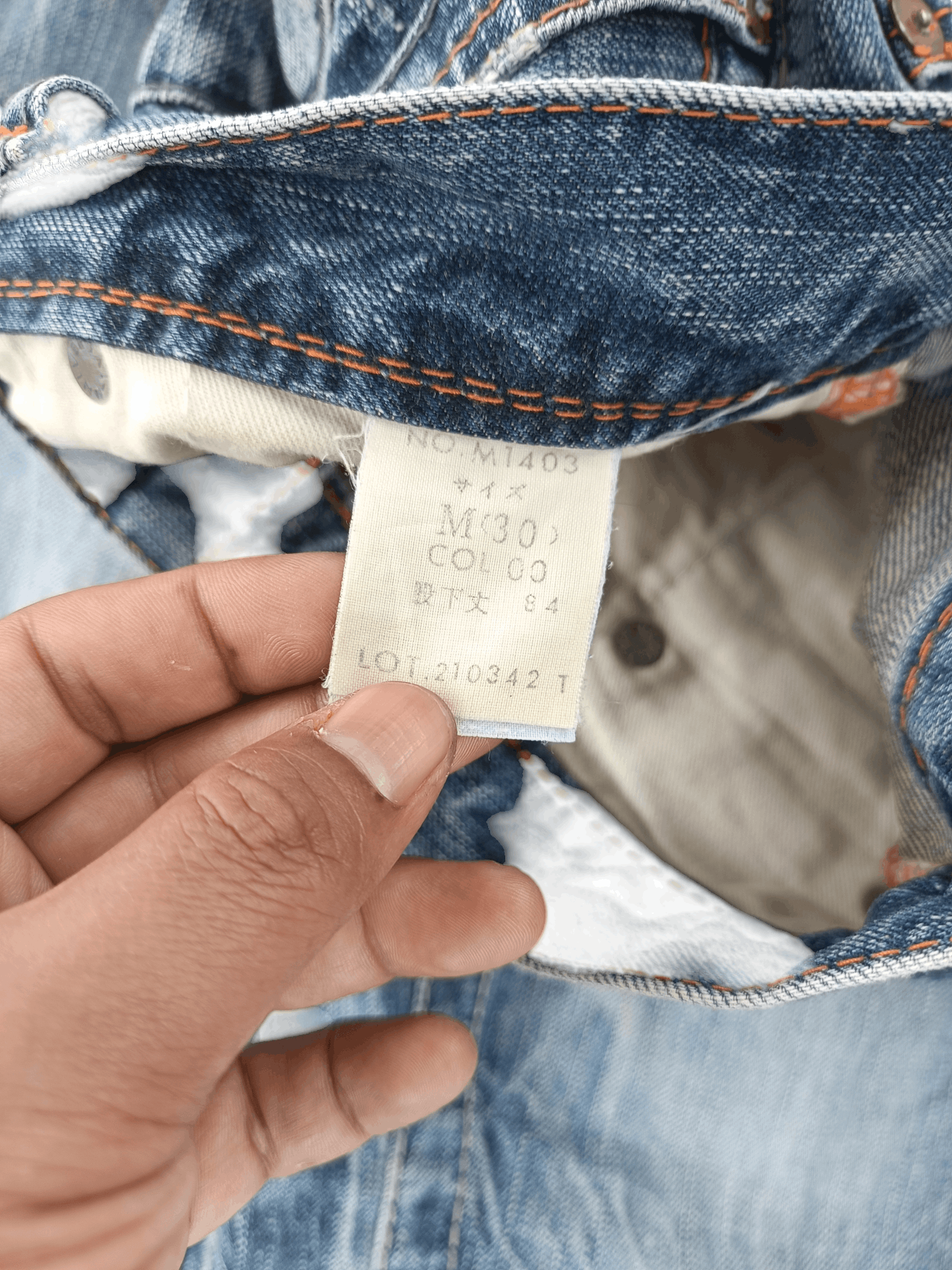 If Six Was Nine × Japanese Brand FLARED💥JAPANESE BRAND BLUE WAY THUNDER FADED DENIM 🟦 E188 Size US 30 / EU 46 - 12 Thumbnail