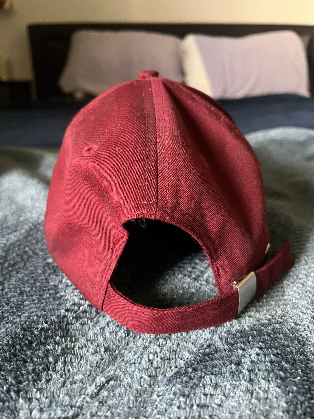 Civil Regime Civil Regime Maroon Embroidered Hat Size ONE SIZE - 3 Thumbnail