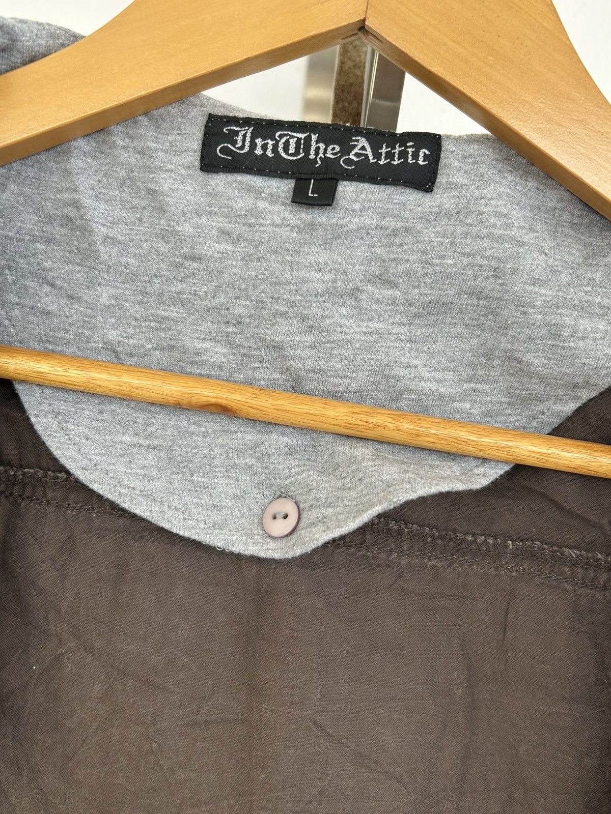 In The Attic Intheattic Vintage Japan Button up Hoodie Shirt Size US M / EU 48-50 / 2 - 8 Thumbnail