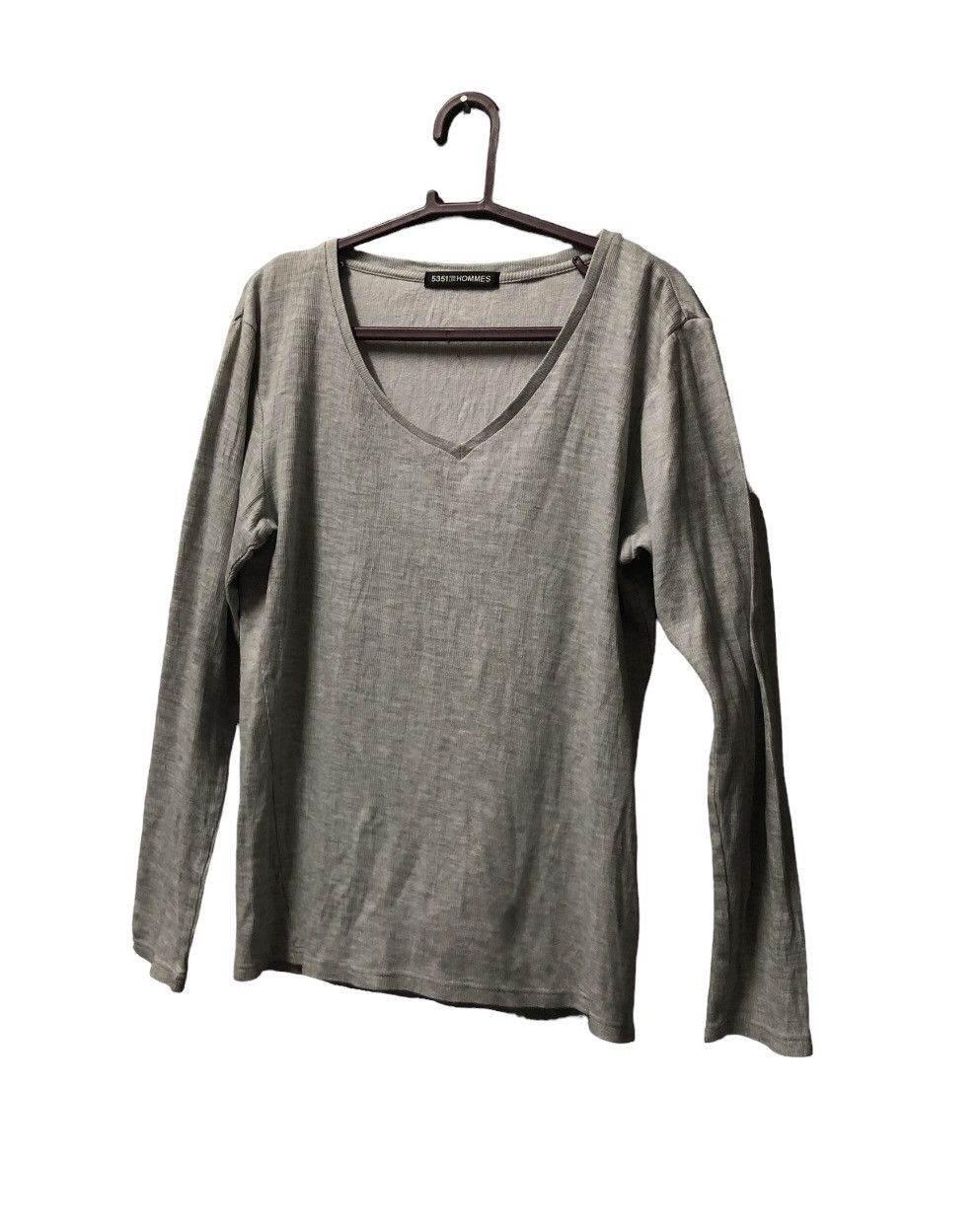 5351 POUR LES HOMMES × Designer 5351 Pour Les Hommes Vintage Long Sleeve Tee Shirt Size M / US 6-8 / IT 42-44 - 15 Thumbnail