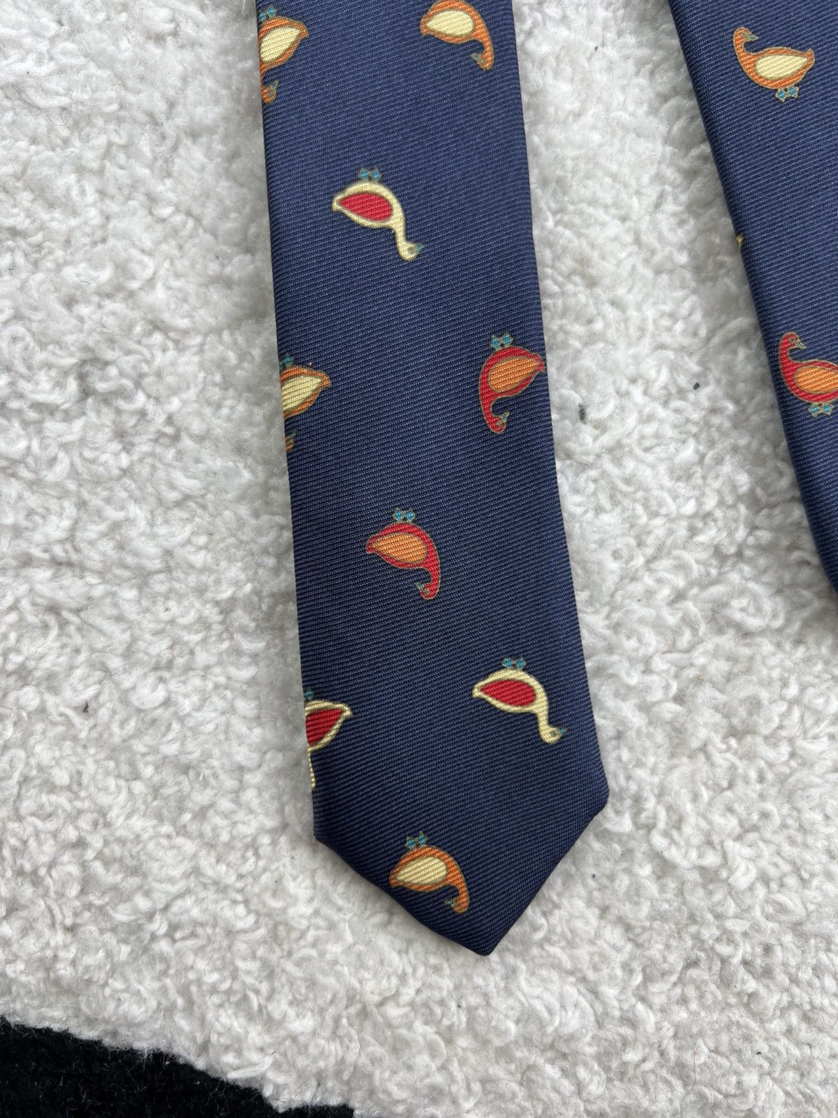 Stefano Ricci Vintage Stefano Ricci Italy Silk Luxury Duck Tie Size ONE SIZE - 11 Thumbnail
