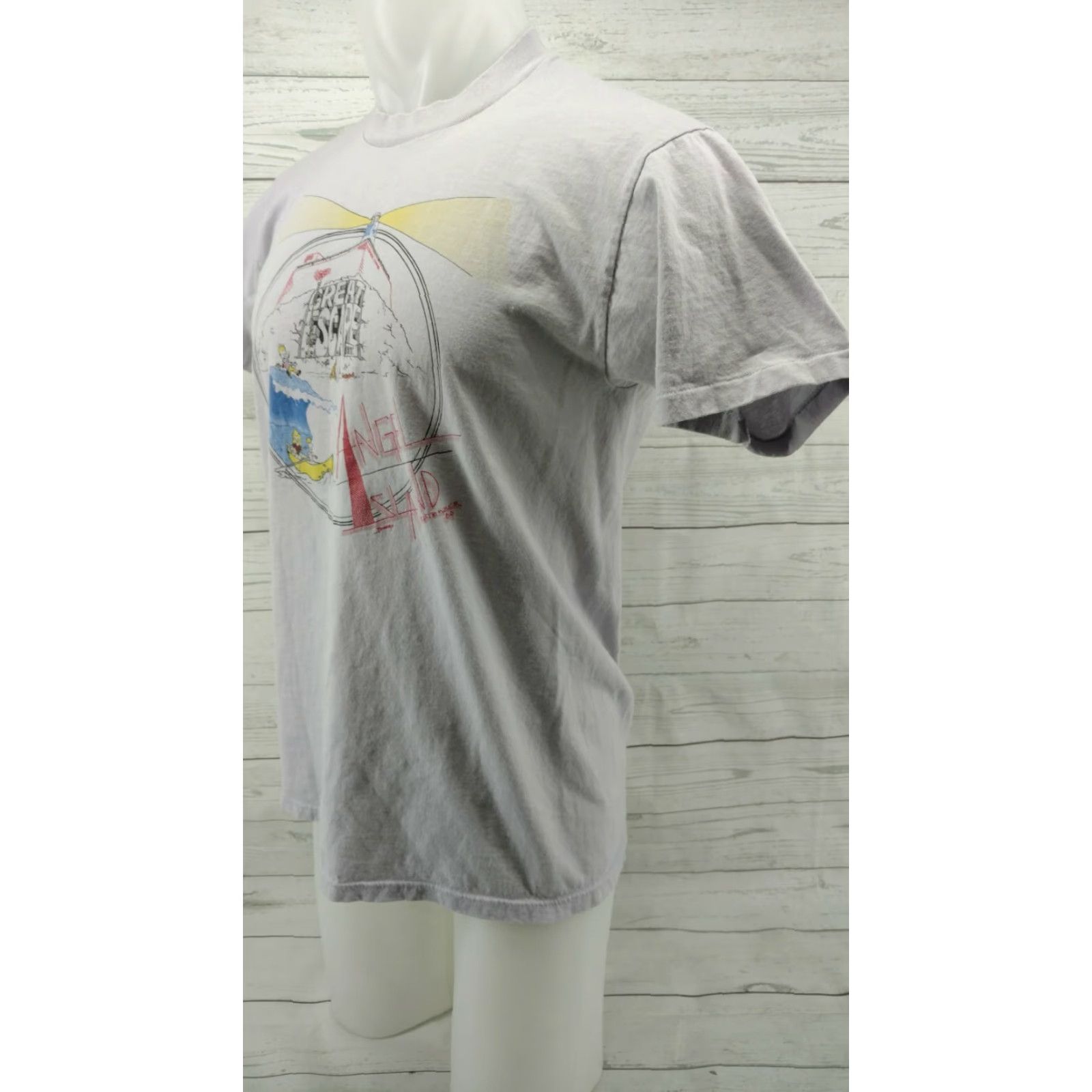 Vintage VINTAGE Rare Angel Island Great Escape 3 1988 Shirt Size Large Single Stitch Shirt Mens Size US L / EU 52-54 / 3 - 5 Thumbnail