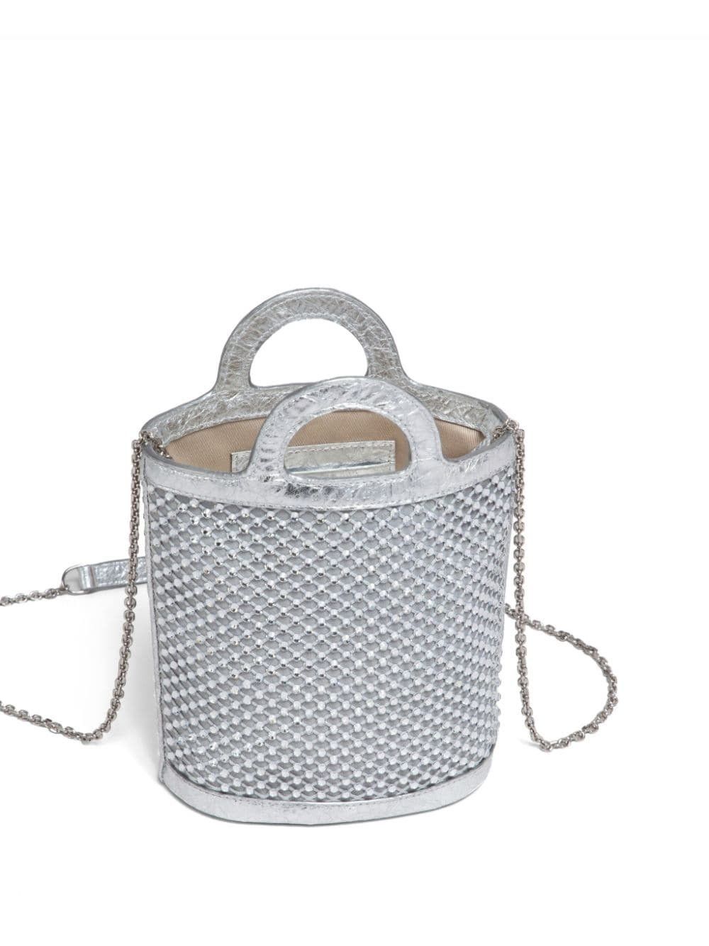 Marni o1w1db11125 Size :OS/Metallic Bucket Bag in Silver Size ONE SIZE - 2 Thumbnail