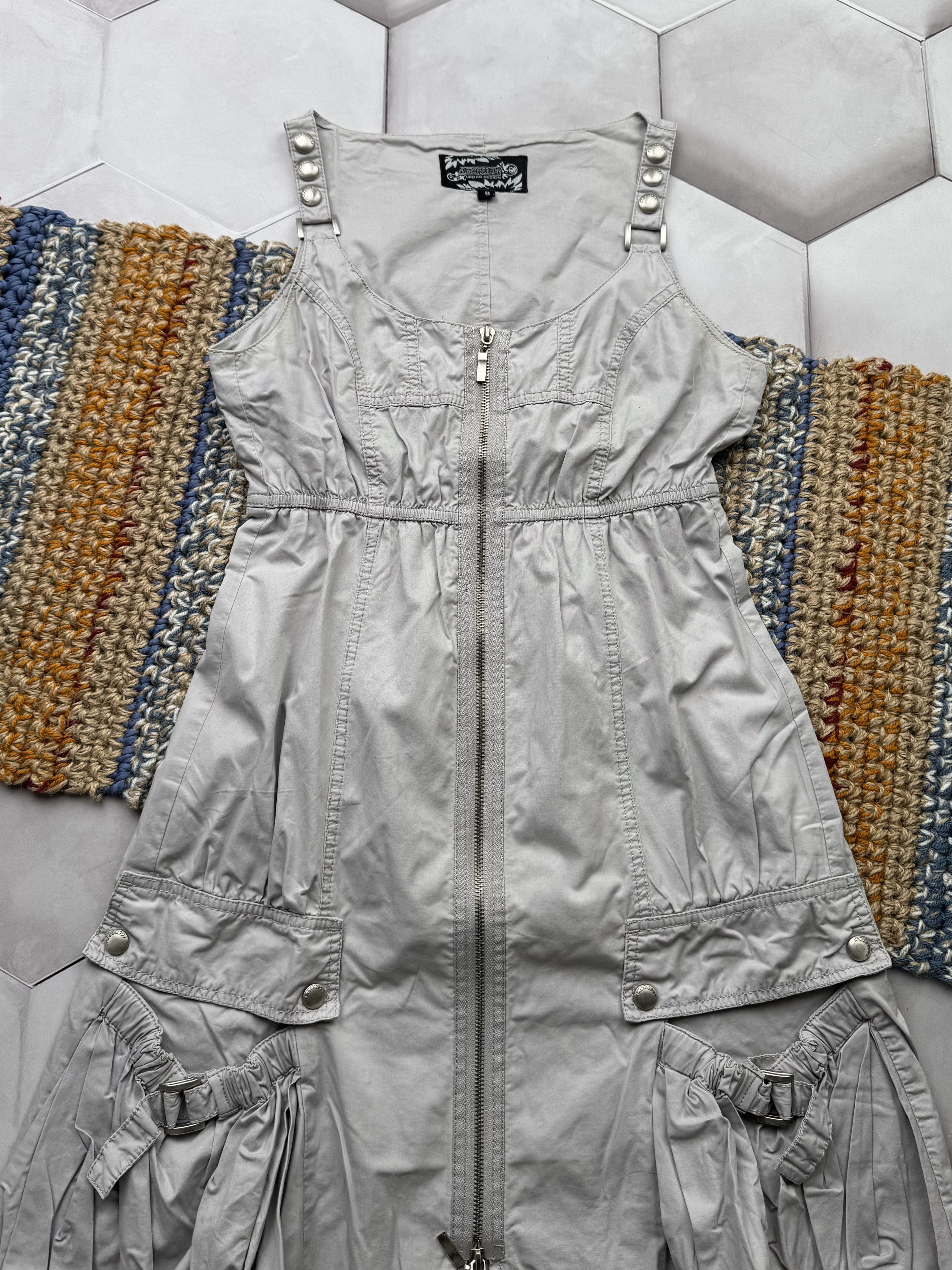 Vintage Vintage Cargo Dress (E4) Size S / US 4 / IT 40 - 2 Thumbnail