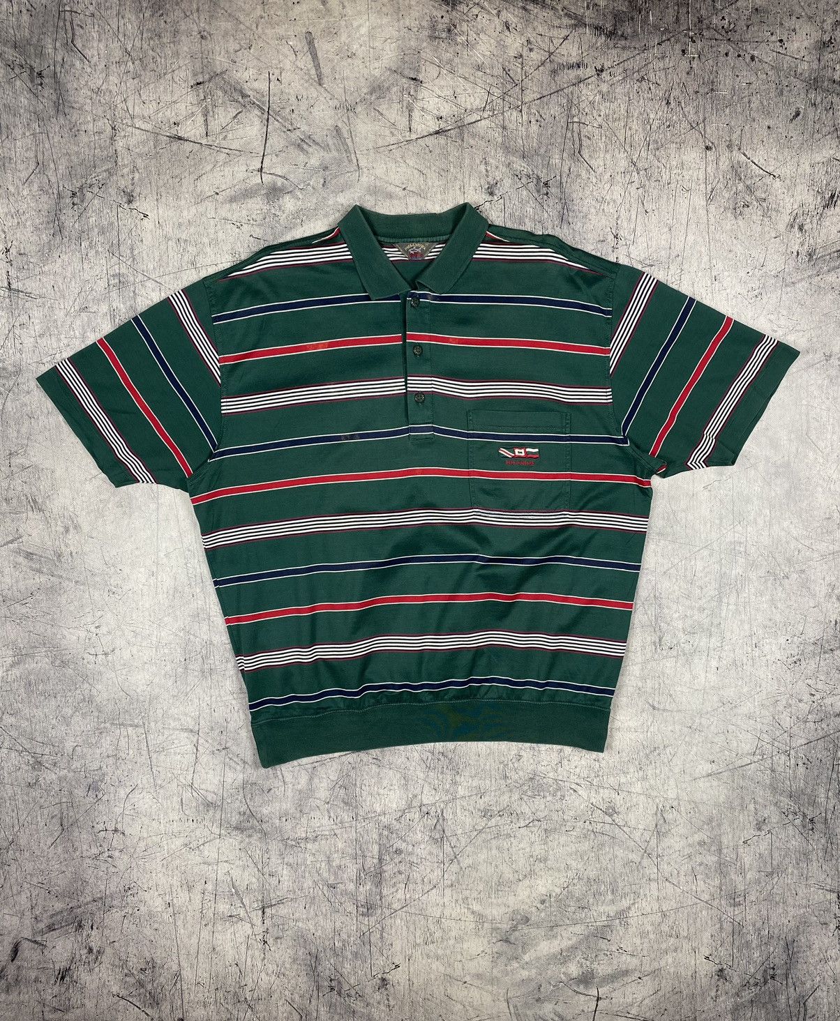 Paul & Shark Vintage Paul & Shark Luxury Designer Polo Shirt Size US XL / EU 56 / 4 - 2 Thumbnail