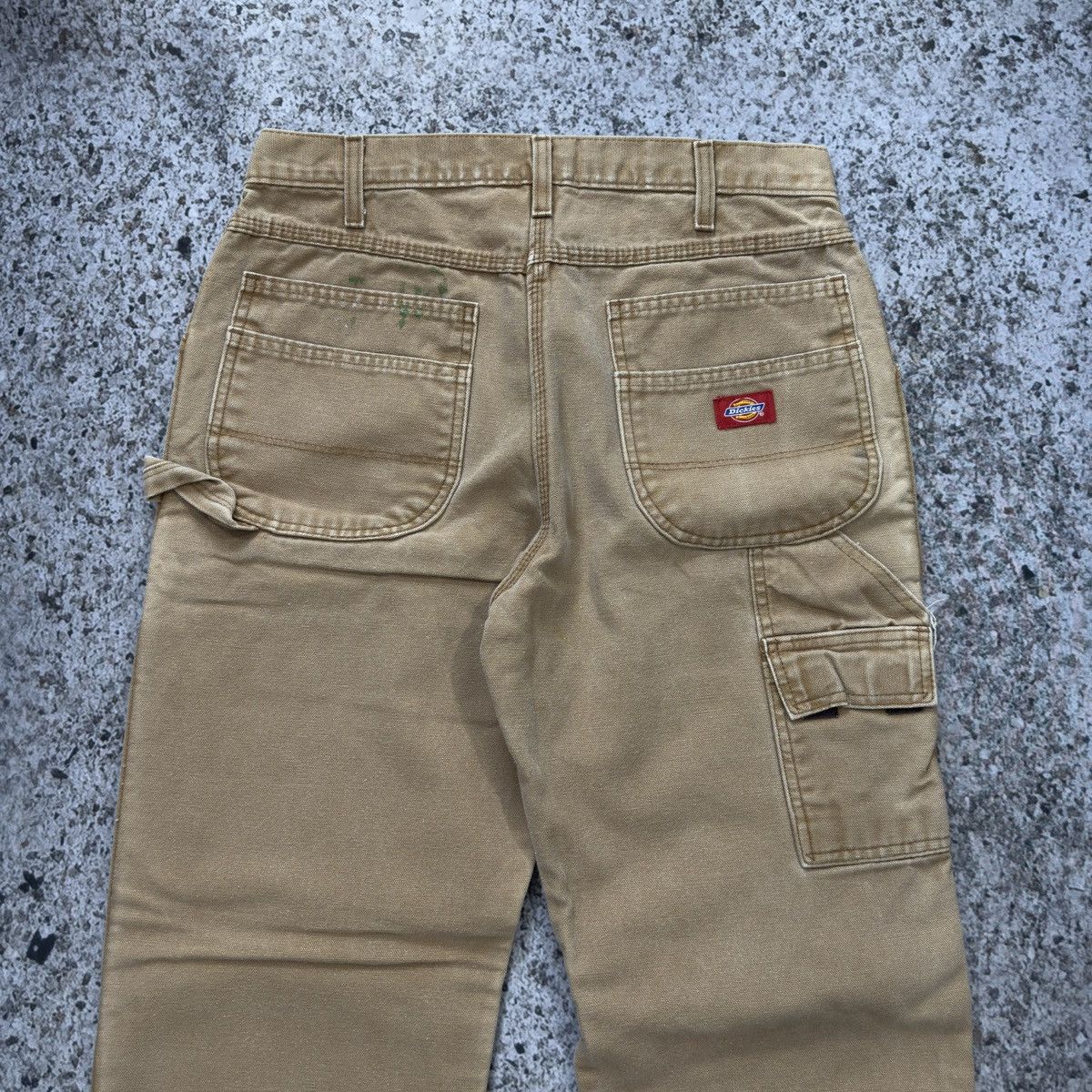 Vintage Dickies Thrashed Faded Distressed Carpenter Pants ERD Grunge Size US 31 - 4 Thumbnail