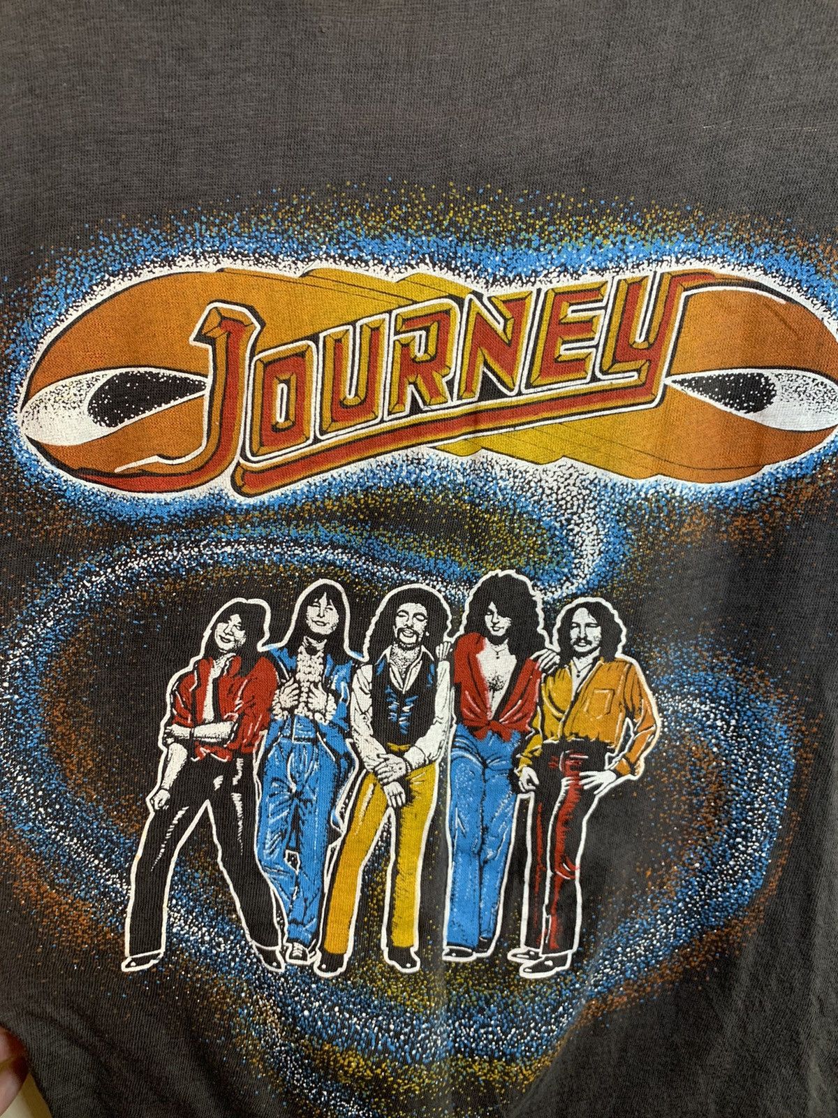 Band Tees × Vintage *RARE* Vintage 1980 Journey Single Stitch Tour Band T-Shirt Size US S / EU 44-46 / 1 - 4 Thumbnail
