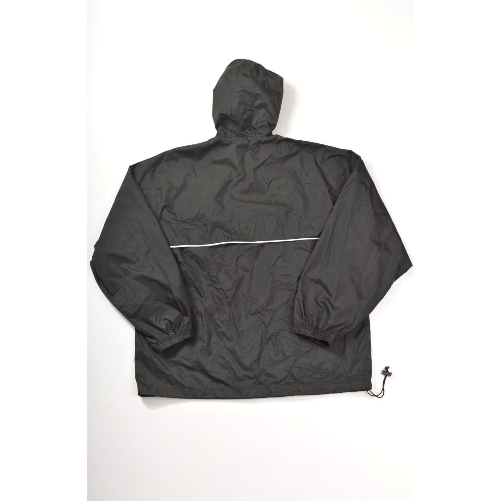 Nike Nike Team Vintage Nylon Anorak Windbreaker Jacket M Black Mens Size US M / EU 48-50 / 2 - 8 Thumbnail