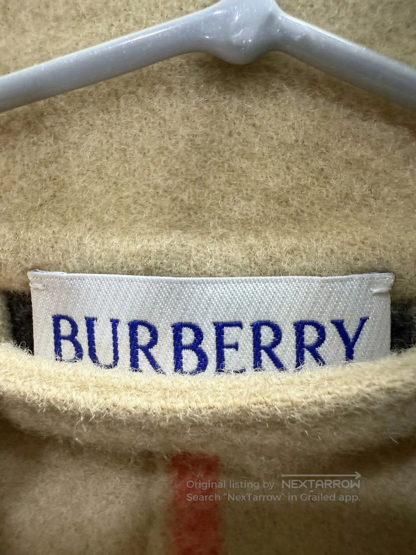 Burberry Burberry Solid Lapel Wool Coat. Size S / US 4 / IT 40 - 3 Thumbnail