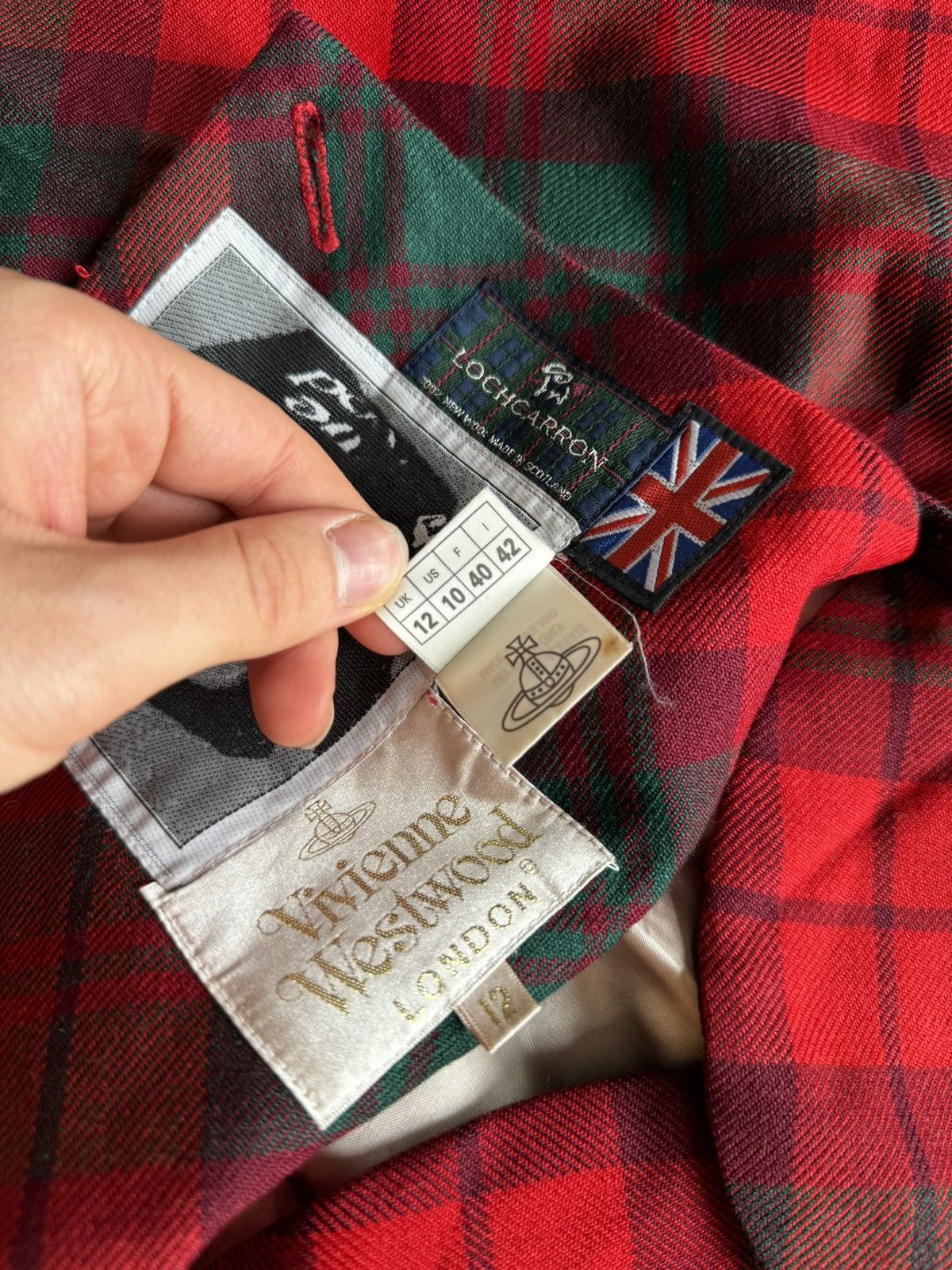 Vivienne Westwood 90s Runaway Vivienne Westwood Red Macpoiret Tartan Skirt Rar Size 28" / US 6 / IT 42 - 7 Thumbnail