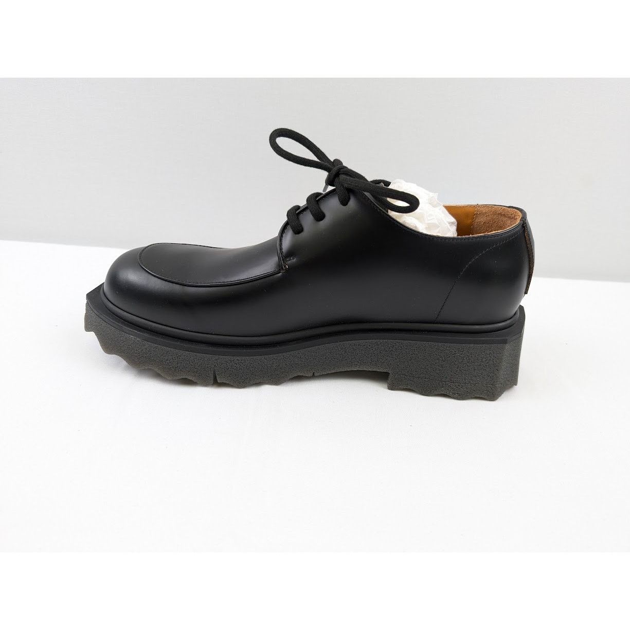 Off-White o1rshd1 Sponge Sole Leather Boot in Black Size US 10 / EU 43 - 6 Thumbnail
