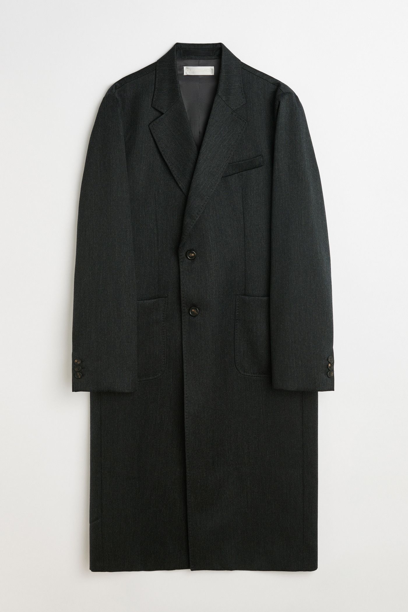 Our Legacy Our Legacy Robe Overcoat Charcoal Wool Size 50 Size US M / EU 48-50 / 2 - 2 Thumbnail