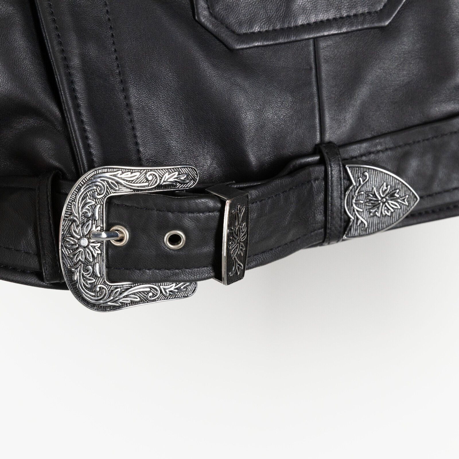 Maje Maje Women Bocel Leather Moto Jacket Black Size 38/6US Size XS / US 0-2 / IT 36-38 - 5 Thumbnail