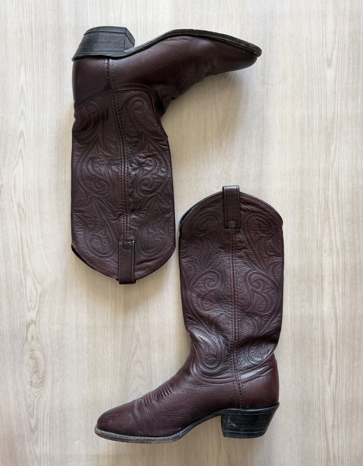 Dan Post Vintage Dan Post Boots Womens Sz 6.5 14273 312048 USA Size US 6.5 / IT 36.5 - 2 Thumbnail