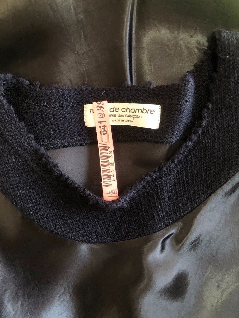 Comme des Garcons Comme Des Garcons Satin paneled dress CDG knit dress Size S / US 4 / IT 40 - 8 Thumbnail