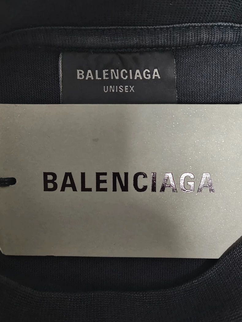 Balenciaga Balenciaga 24ss Disaster Flame Made Old Short Sleeve T-Shir Size US M / EU 48-50 / 2 - 5 Thumbnail