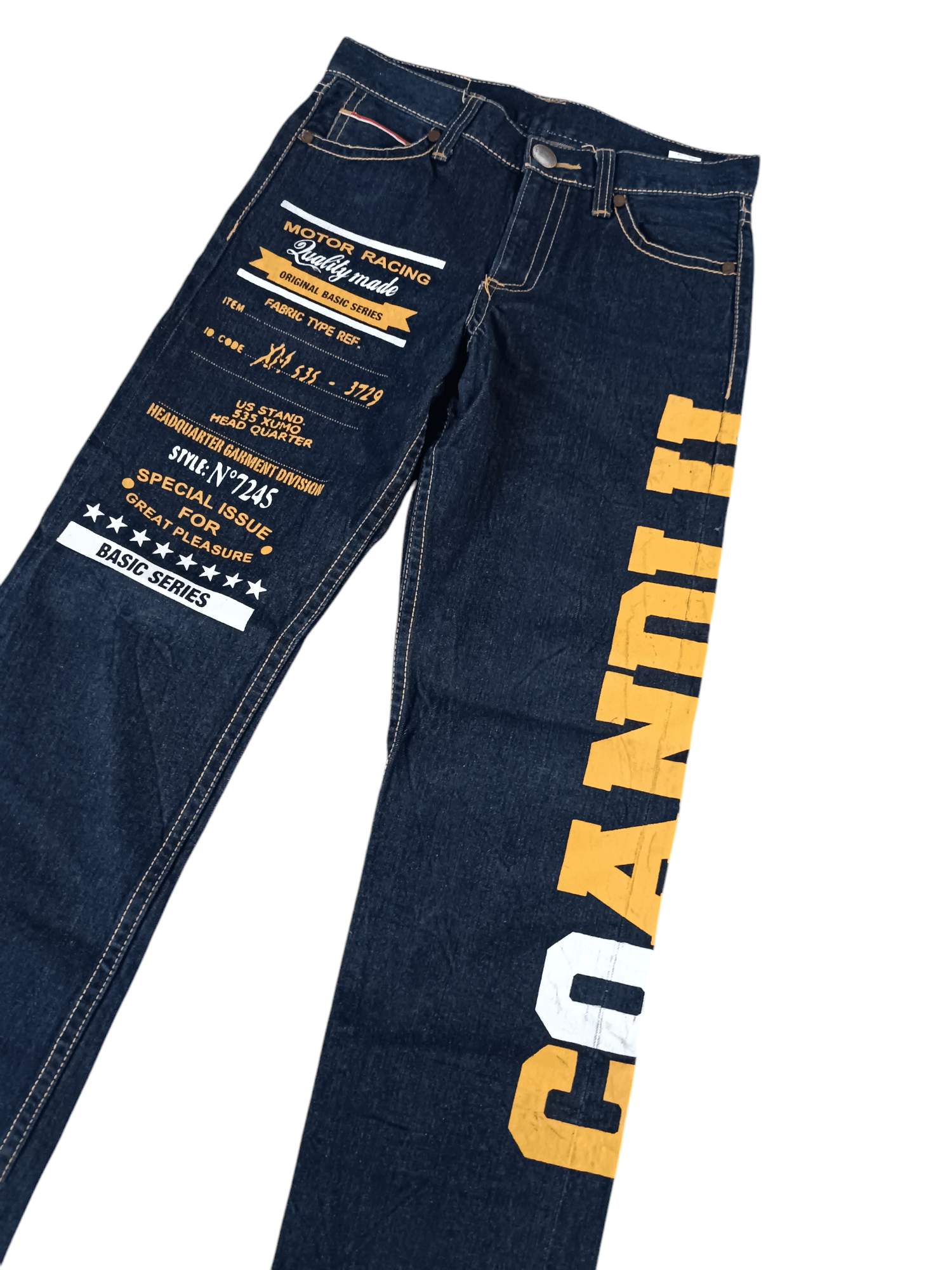 Other Co & Lu Selvedge Big Logo Nice Design Denim Jeans Size US 30 / EU 46 - 1 Thumbnail