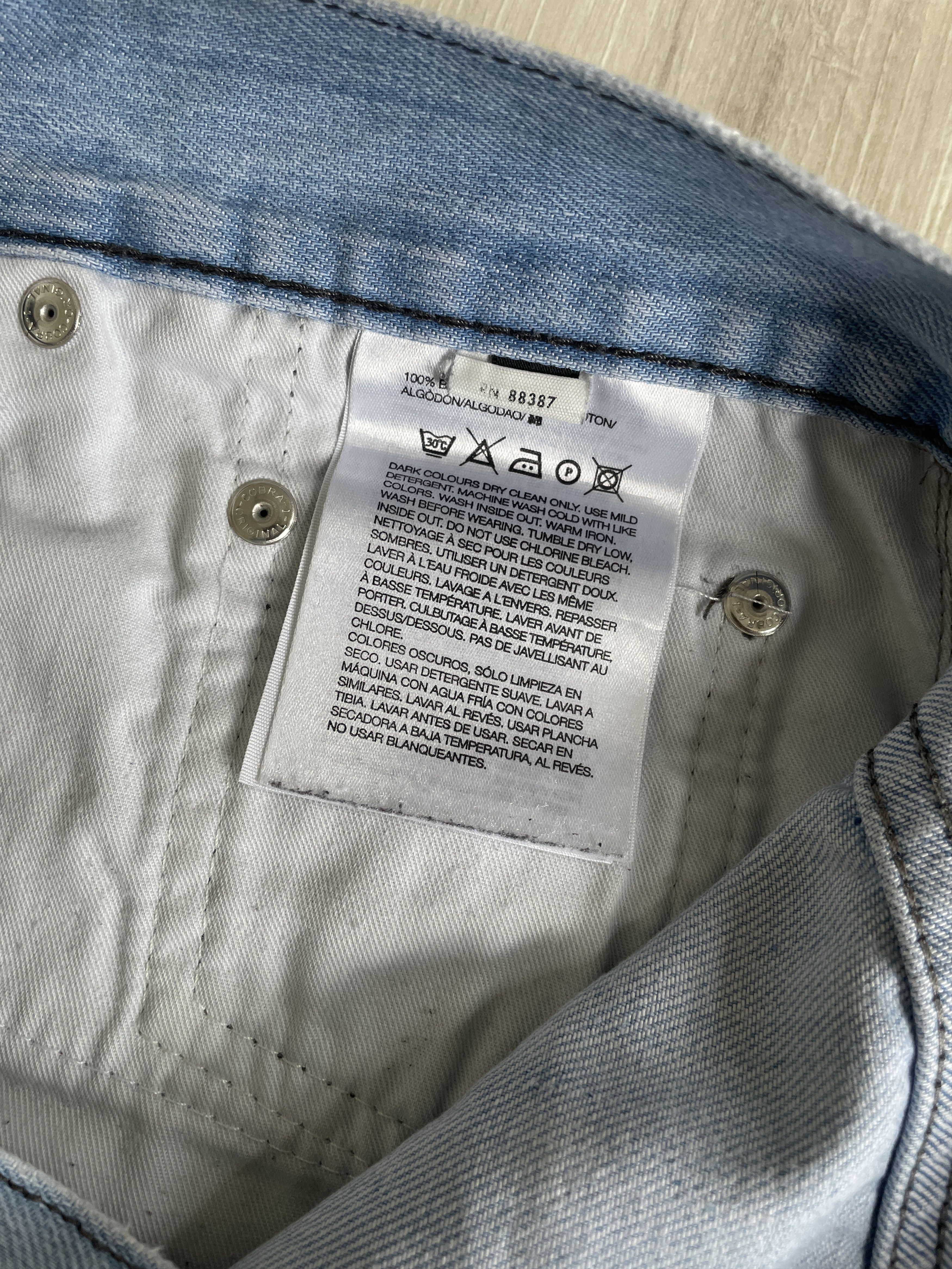 Y-3 Y-3 SS05 logo stitch runway ripped jeans Size US 32 / EU 48 - 13 Thumbnail