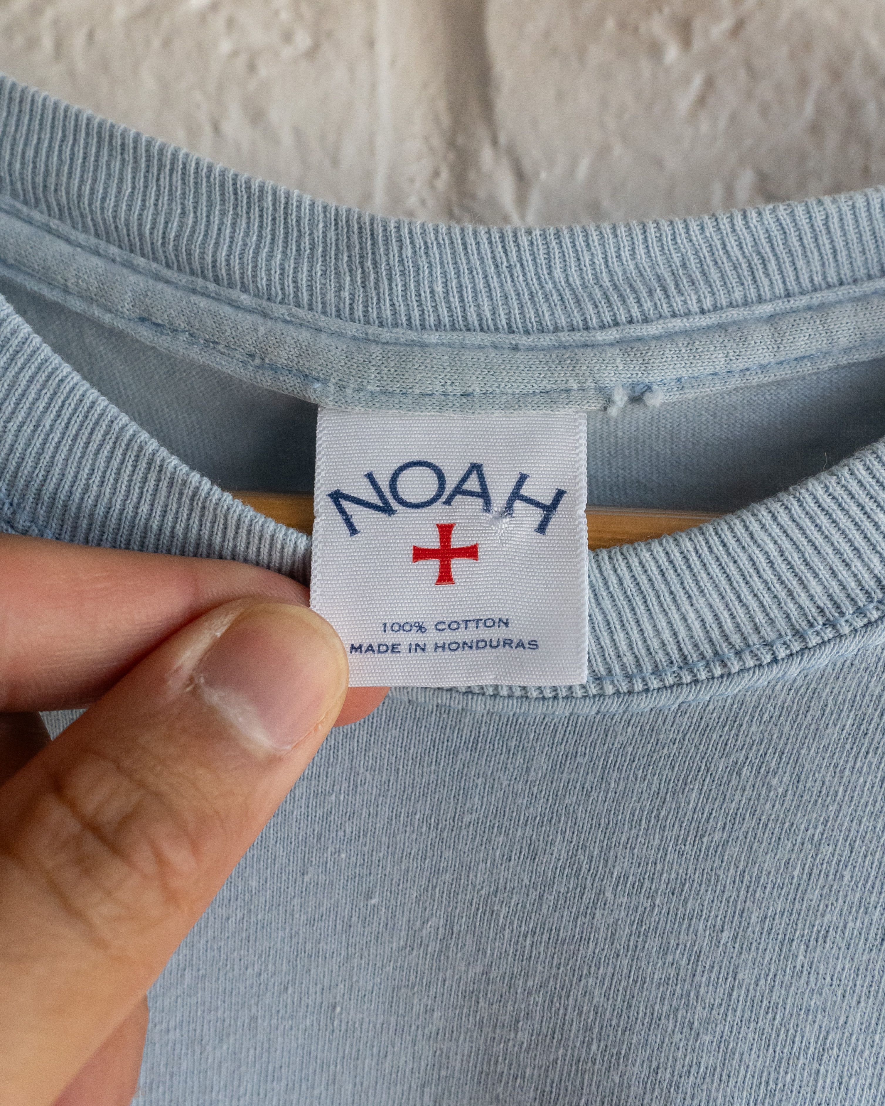 Noah Noah New York Baby Blue Halftone Graphic T Shirt Men's S Size US S / EU 44-46 / 1 - 3 Thumbnail