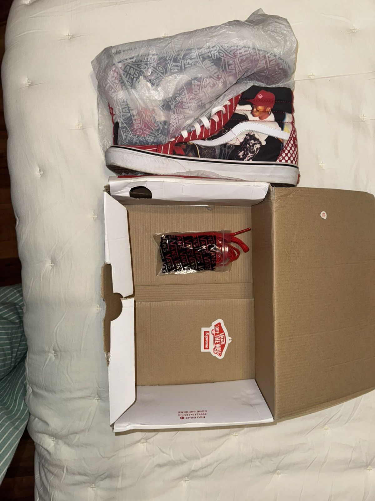 Comme des Garcons SHIRT × Supreme 2014 cdg x supreme Harold hunter sk8-hi Size US 9 / EU 42 - 4 Thumbnail