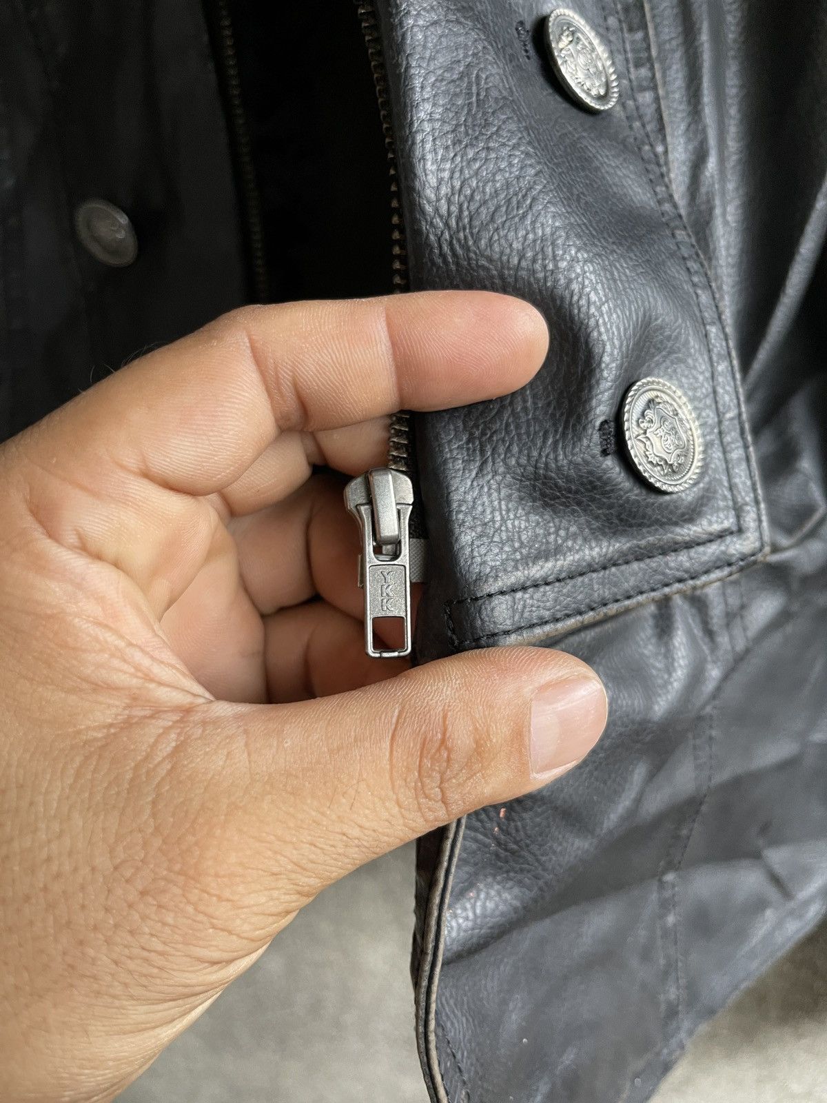 Japanese Brand Last Drop🔥Vtg SECRET SOCIETY Leather Jacket Seditionaries Size US S / EU 44-46 / 1 - 9 Thumbnail