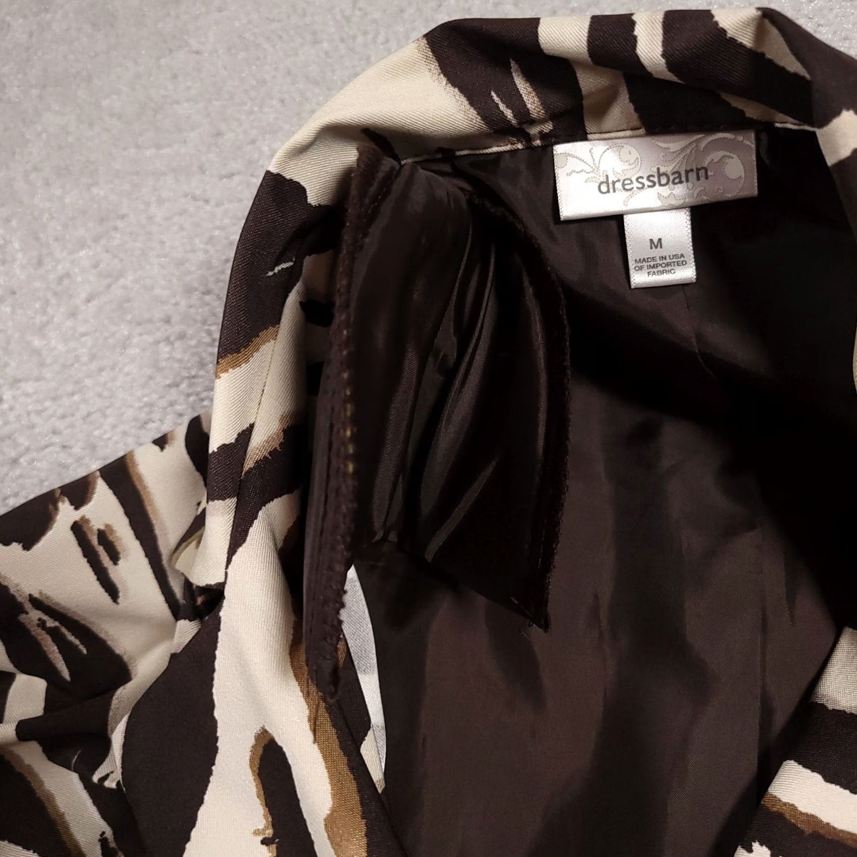 Vintage Vintage Dress Barn Blazer Womens Medium Animal Print Jacket Size M / US 6-8 / IT 42-44 - 6 Thumbnail