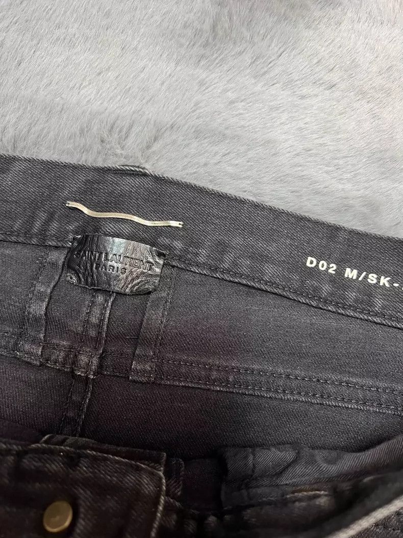 Saint Laurent Paris Saint Laurent Paris Fall/Winter Black Basic Jeans 2505-Next Size US 31 - 3 Thumbnail