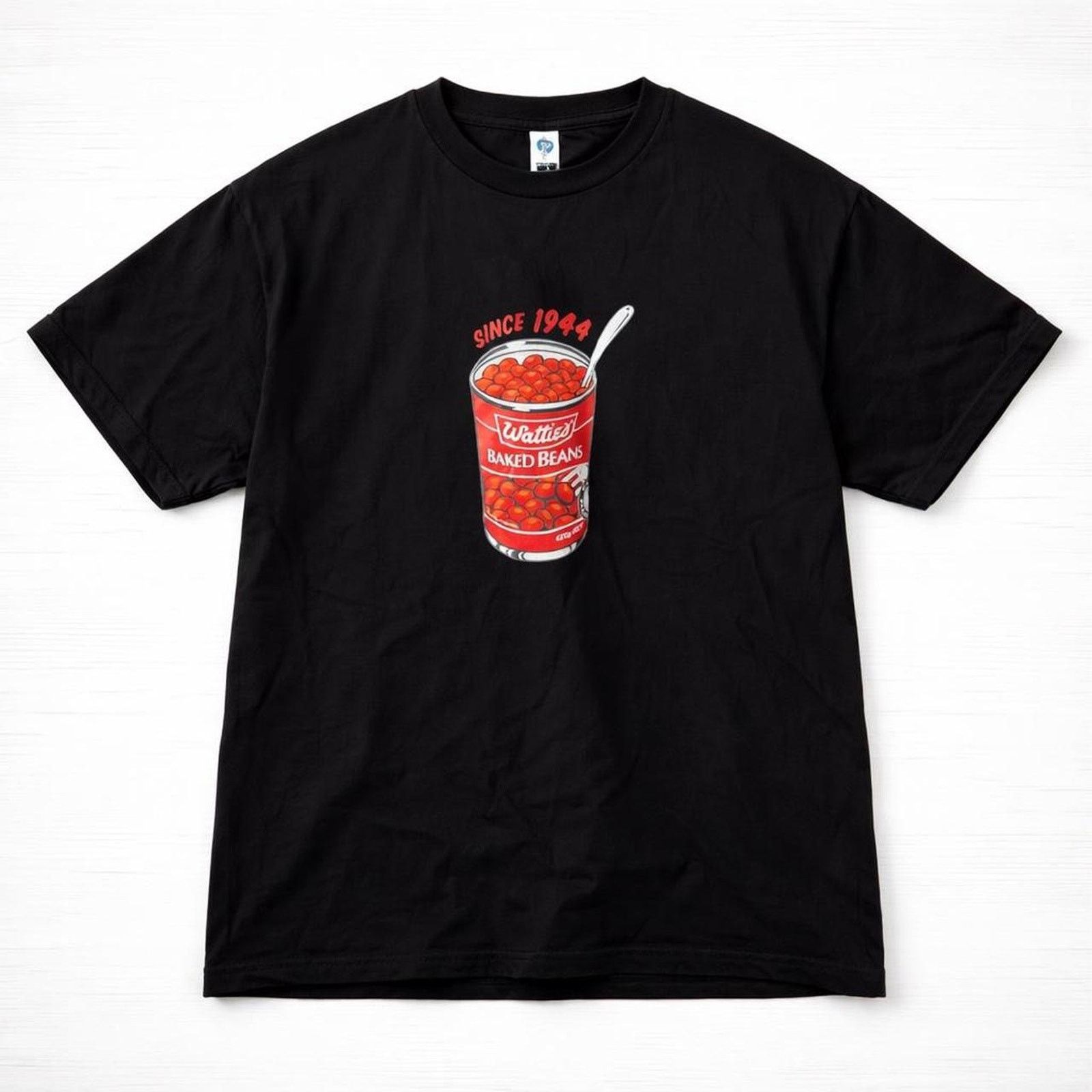 Other Watties Baked Beans Graphic Tee “Since 1944” Black Shirt Size US XL / EU 56 / 4 - 1 Thumbnail