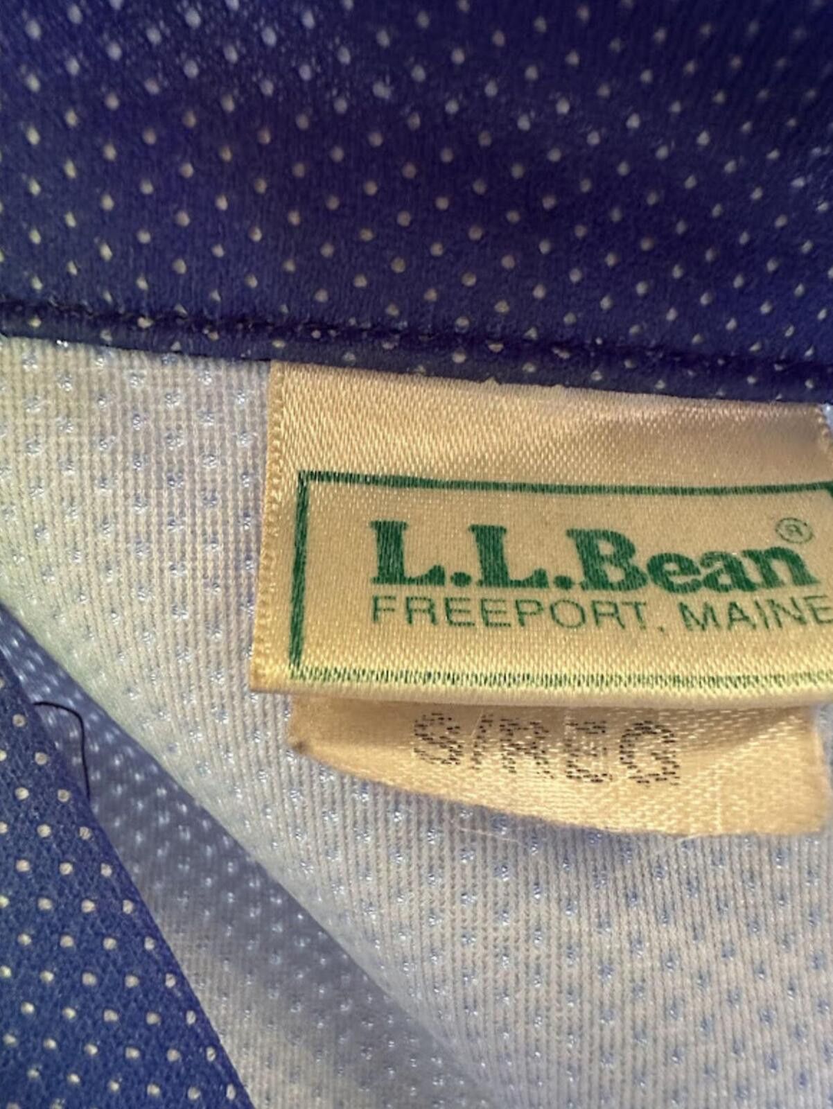 L.L. Bean L.L.Bean Blue Half Zip Pullover Jacket Made in USA Size US S / EU 44-46 / 1 - 3 Thumbnail