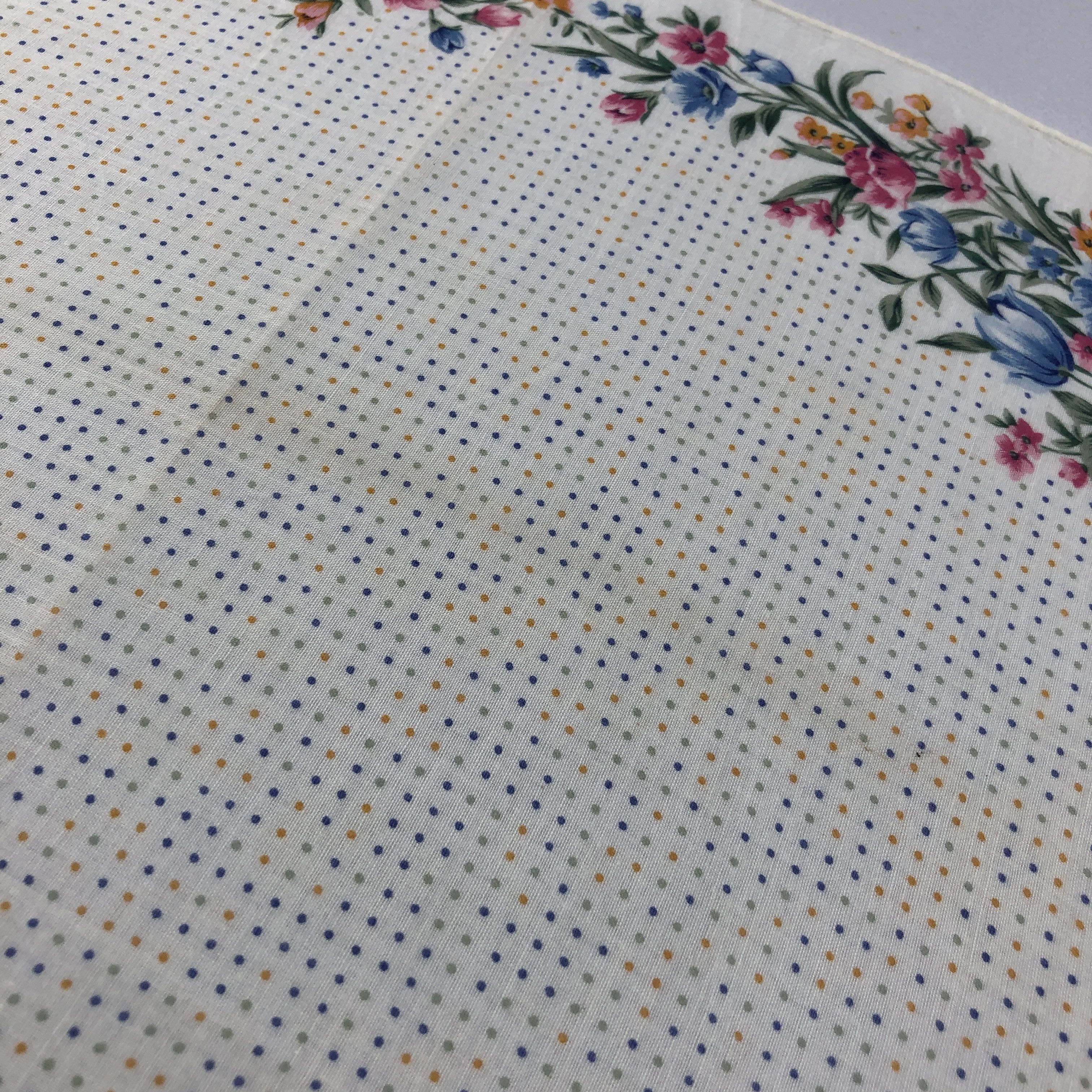 Yves Saint Laurent YSL Floral Handkerchief Neckerchief Bandana H3036 Size ONE SIZE - 8 Thumbnail