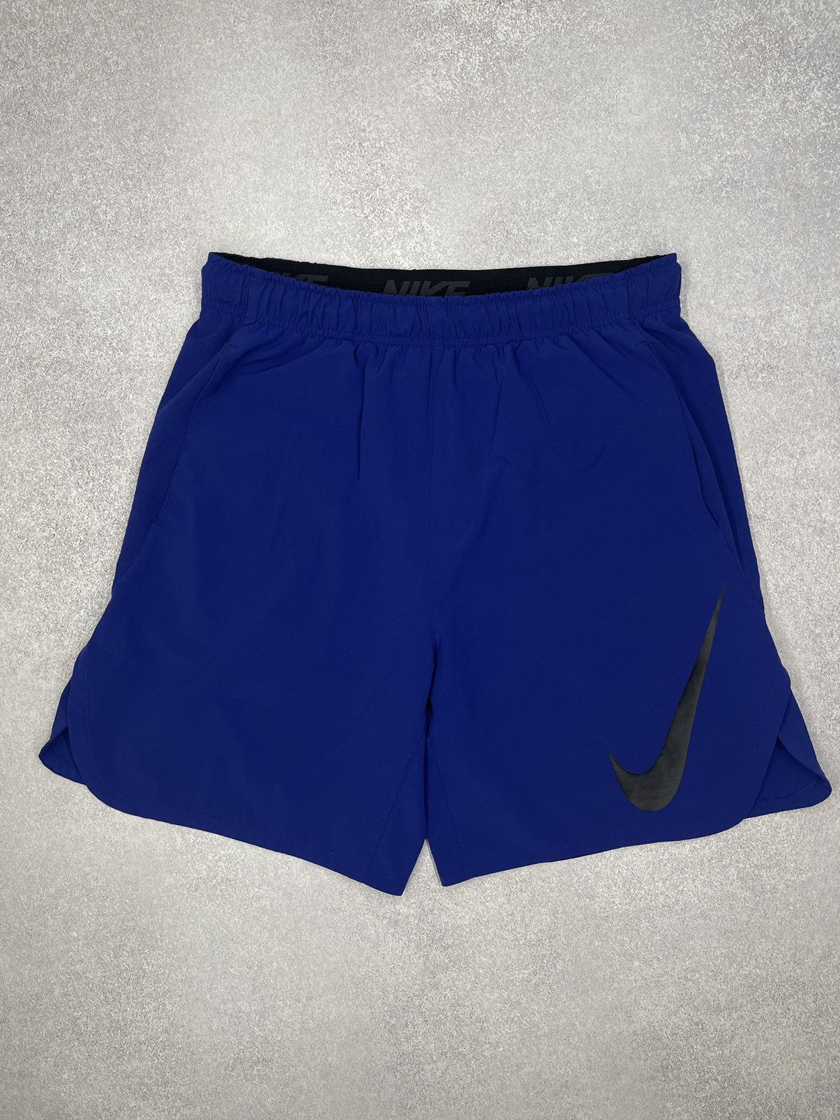 Nike × Nike ACG Mens Nike Dri Fit Blue Shorts Big Logo Swoosh Y2K ACG TN Size US 34 / EU 50 - 2 Thumbnail