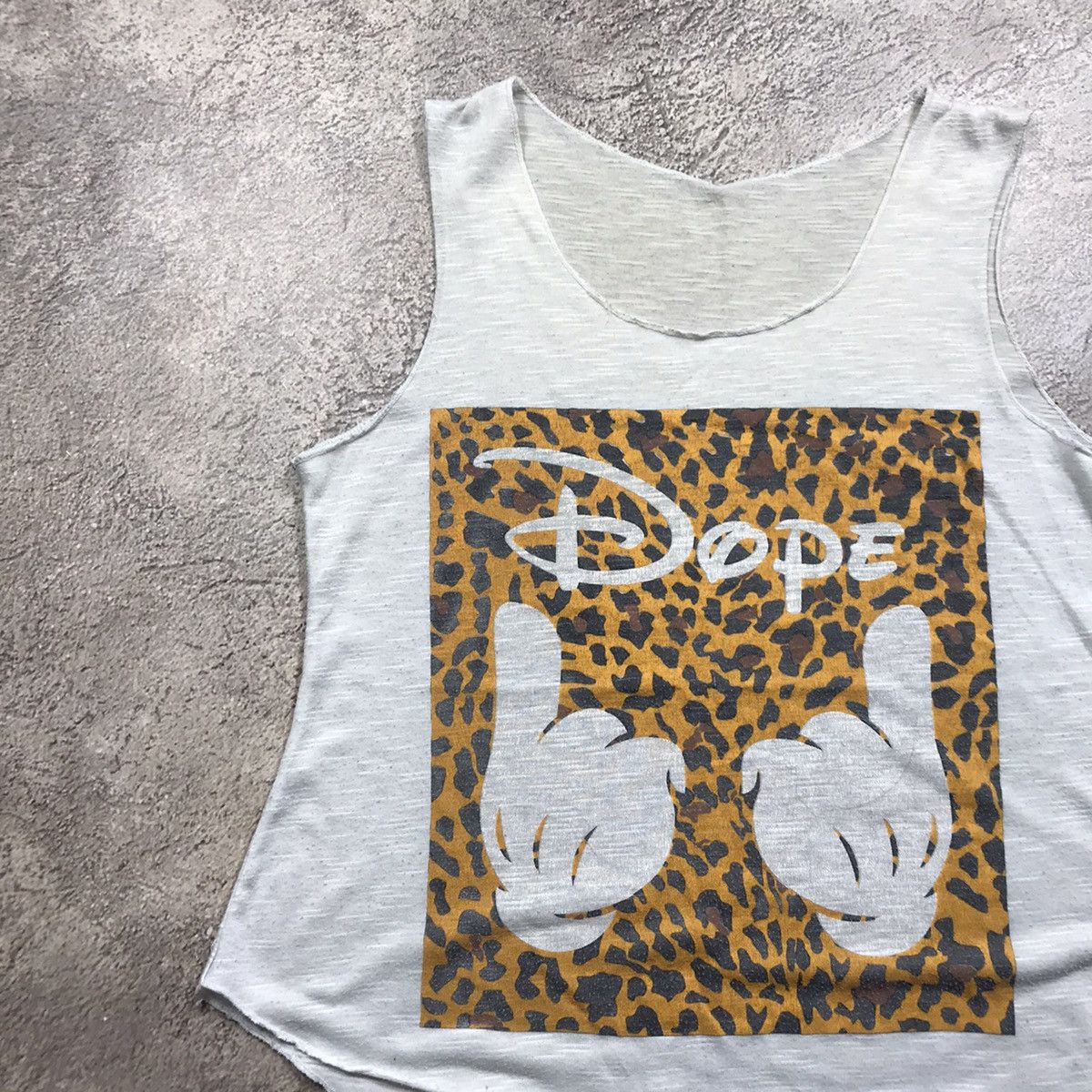 Vintage Vintage 90s Leopard Print Graphic Tank Top Y2K Swag Slim M Size US M / EU 48-50 / 2 - 2 Thumbnail