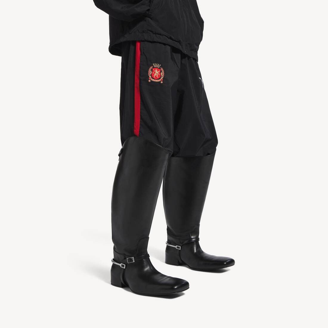 Balenciaga × Puma o1tr1nto0326 Large Tracksuit Pants in Black/Red Size US 30 / EU 46 - 5 Thumbnail