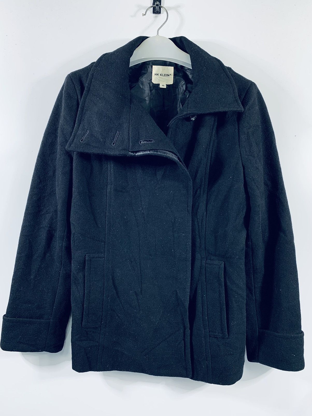 Designer × Japanese Brand × Vintage RARE‼️ MK KLEIN Wool Jacket Size S / US 4 / IT 40 - 5 Thumbnail