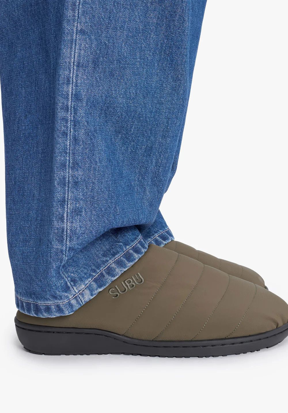 A.P.C. o1mle1125 Unisex F-Line Shoes in Khaki Green Size US 7.5 / IT 37.5 - 2 Thumbnail