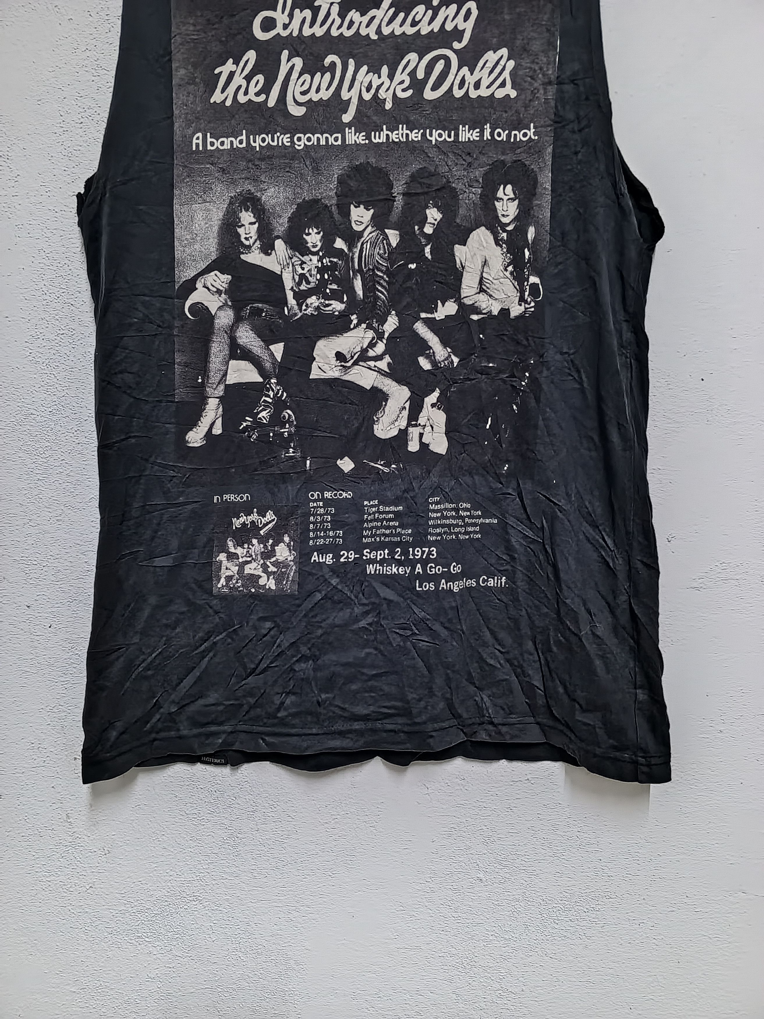 Hysteric Glamour ©2016 band new York dolls by hysteric glamour punk tshirt Size US M / EU 48-50 / 2 - 9 Thumbnail