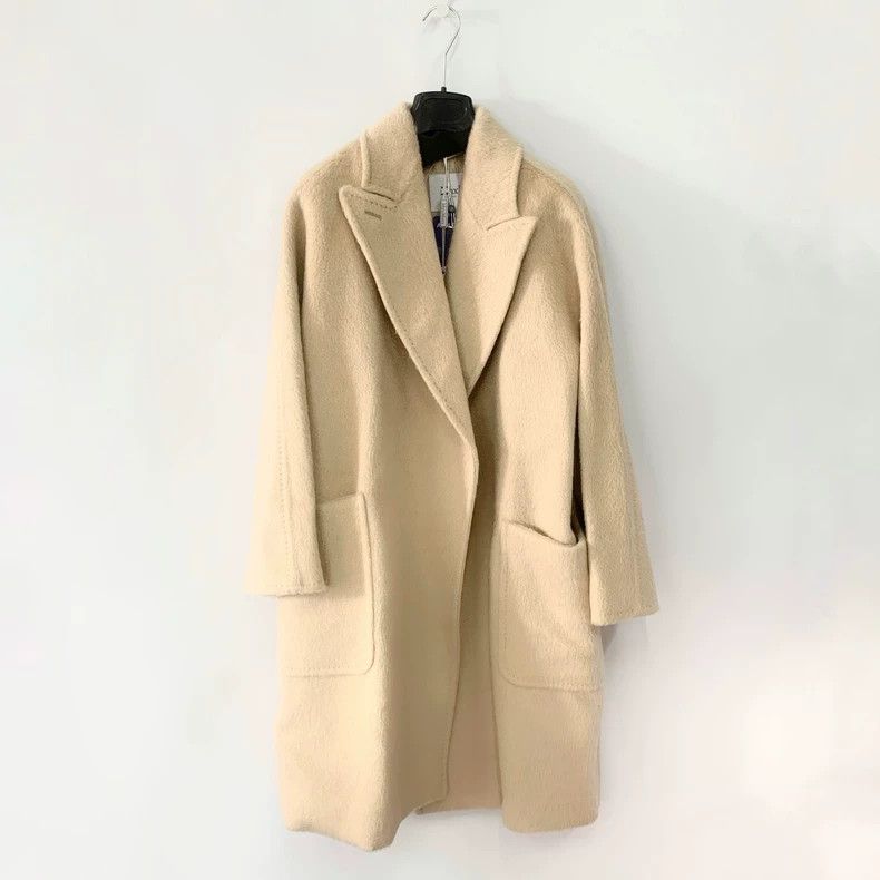 Max Mara Max Mara Coat Khaki Women's Size S / US 4 / IT 40 - 1 Thumbnail