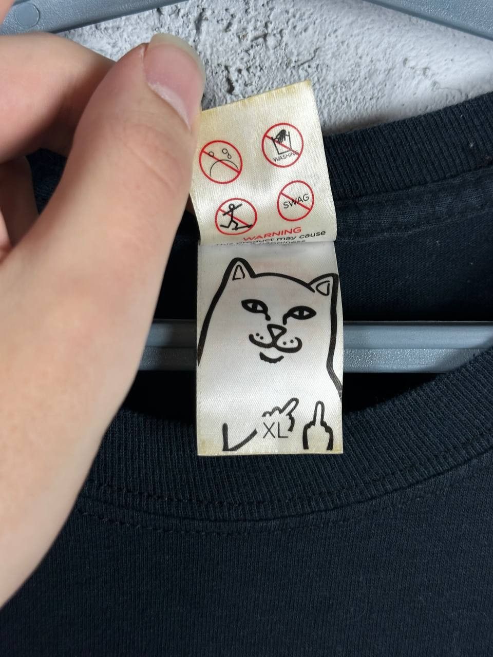RIPNDIP × Vintage Vintage Rip N Dip ICONIC LS T Shirt Pocket Graphic Cat Size US XL / EU 56 / 4 - 7 Thumbnail