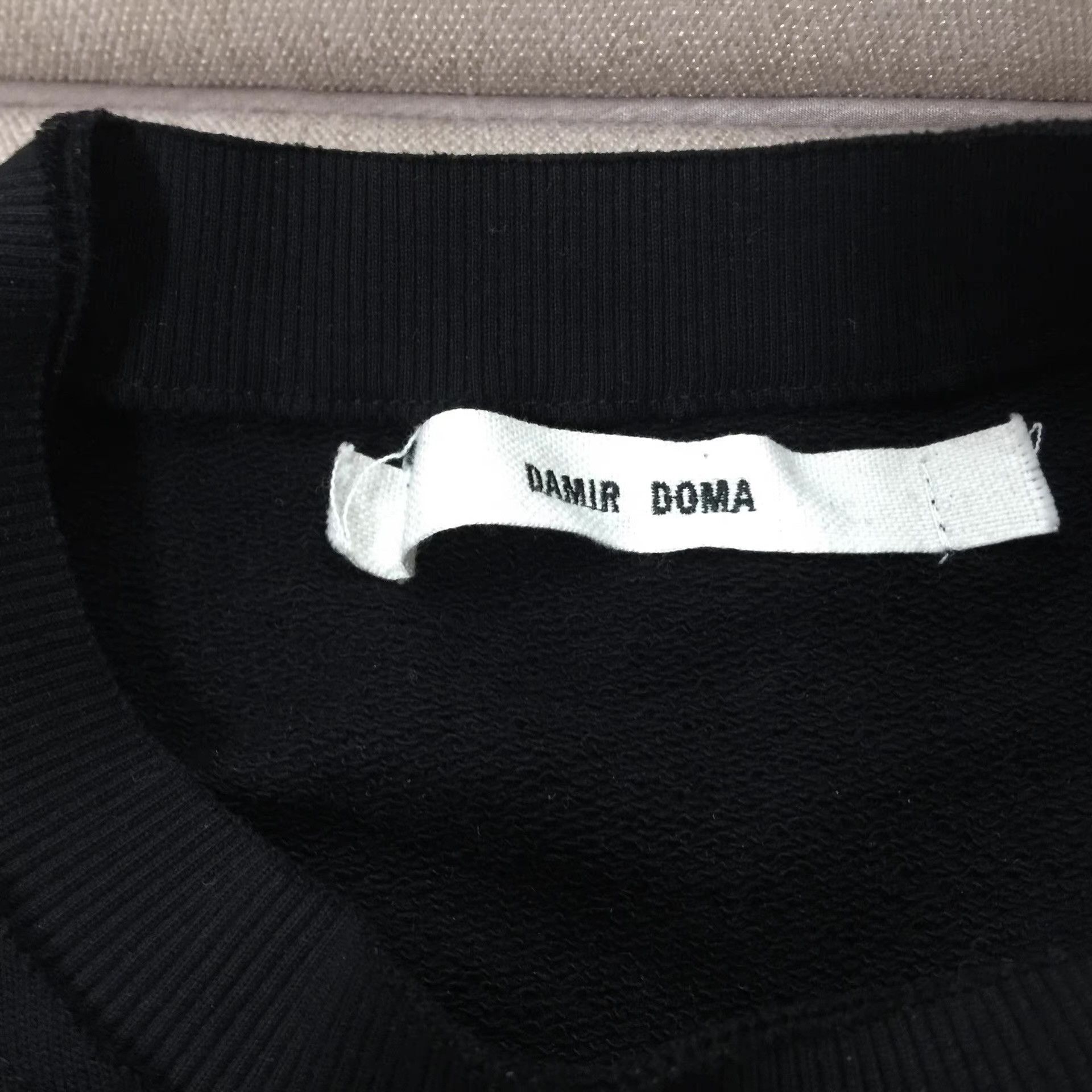 Damir Doma Damir Doma dark style T-shirt with strap decoration Ｑ21 Size US S / EU 44-46 / 1 - 5 Thumbnail