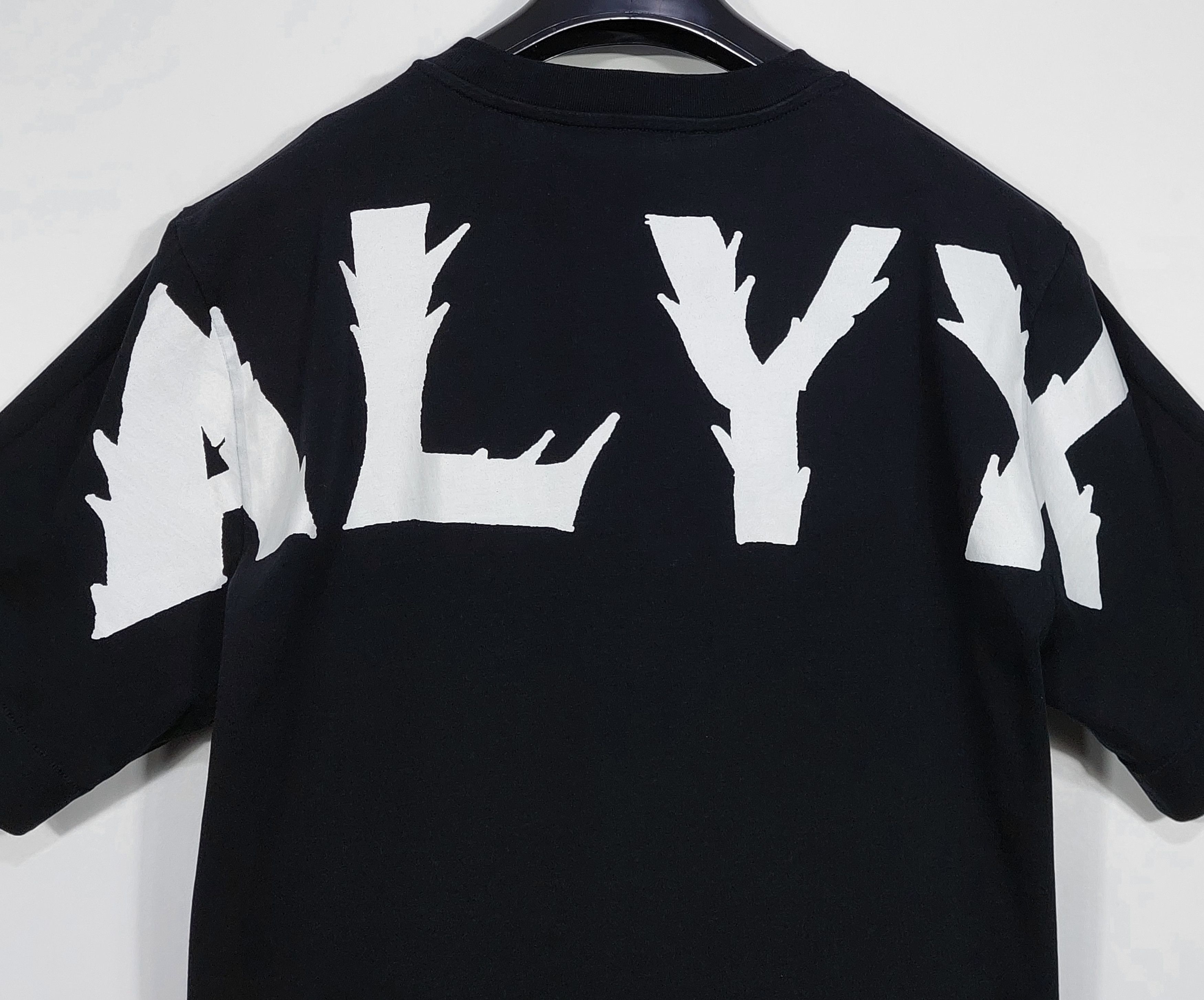 1017 ALYX 9SM back logo print cotton tshirt - black L Size US L / EU 52-54 / 3 - 8 Thumbnail