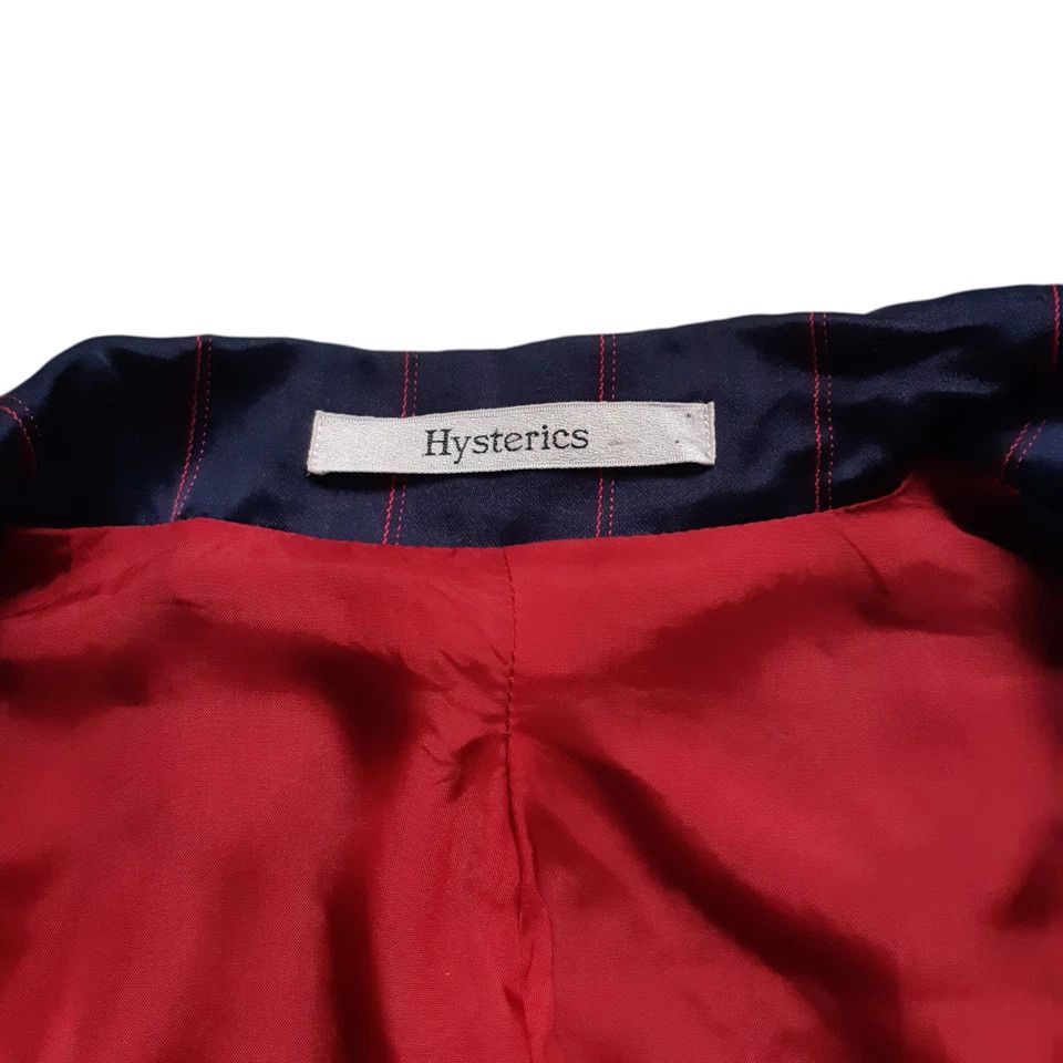 Hysteric Glamour Vintage Hysteric Glamour Blazer Women size free Pinstripe Size S / US 4 / IT 40 - 7 Thumbnail
