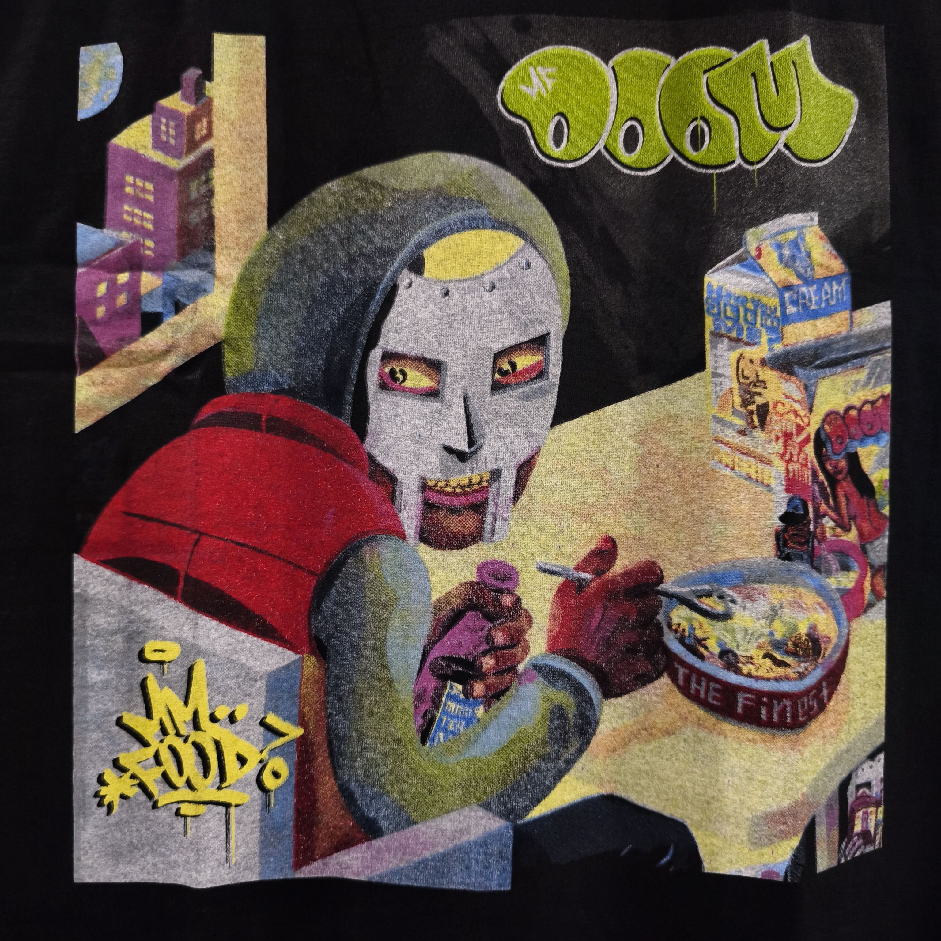 Rap Tees MF Doom Mm.. Food Art Graphic T-Shirt Size US XXL / EU 58 / 5 - 2 Thumbnail