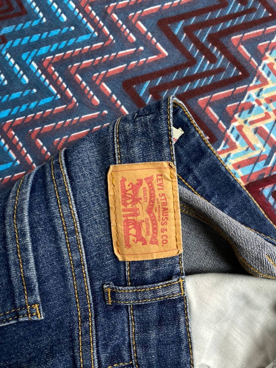 Levi's × Vintage Levi's 721 High Rise Skinny Cropped Denim Jeans Size 25" / US 0 / IT 36 - 4 Thumbnail