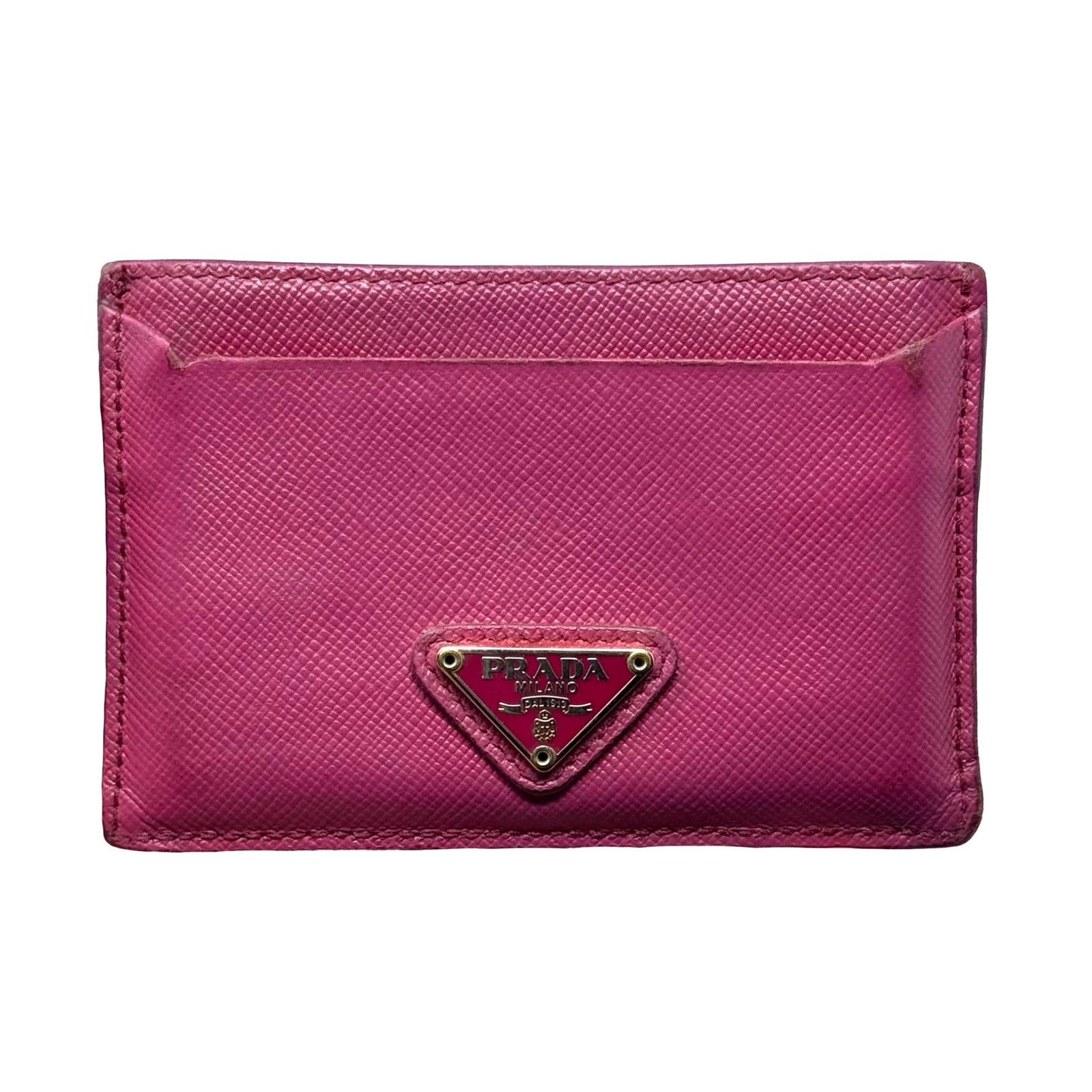 Prada Prada Pink Cardholder Wallet Size ONE SIZE - 1 Thumbnail