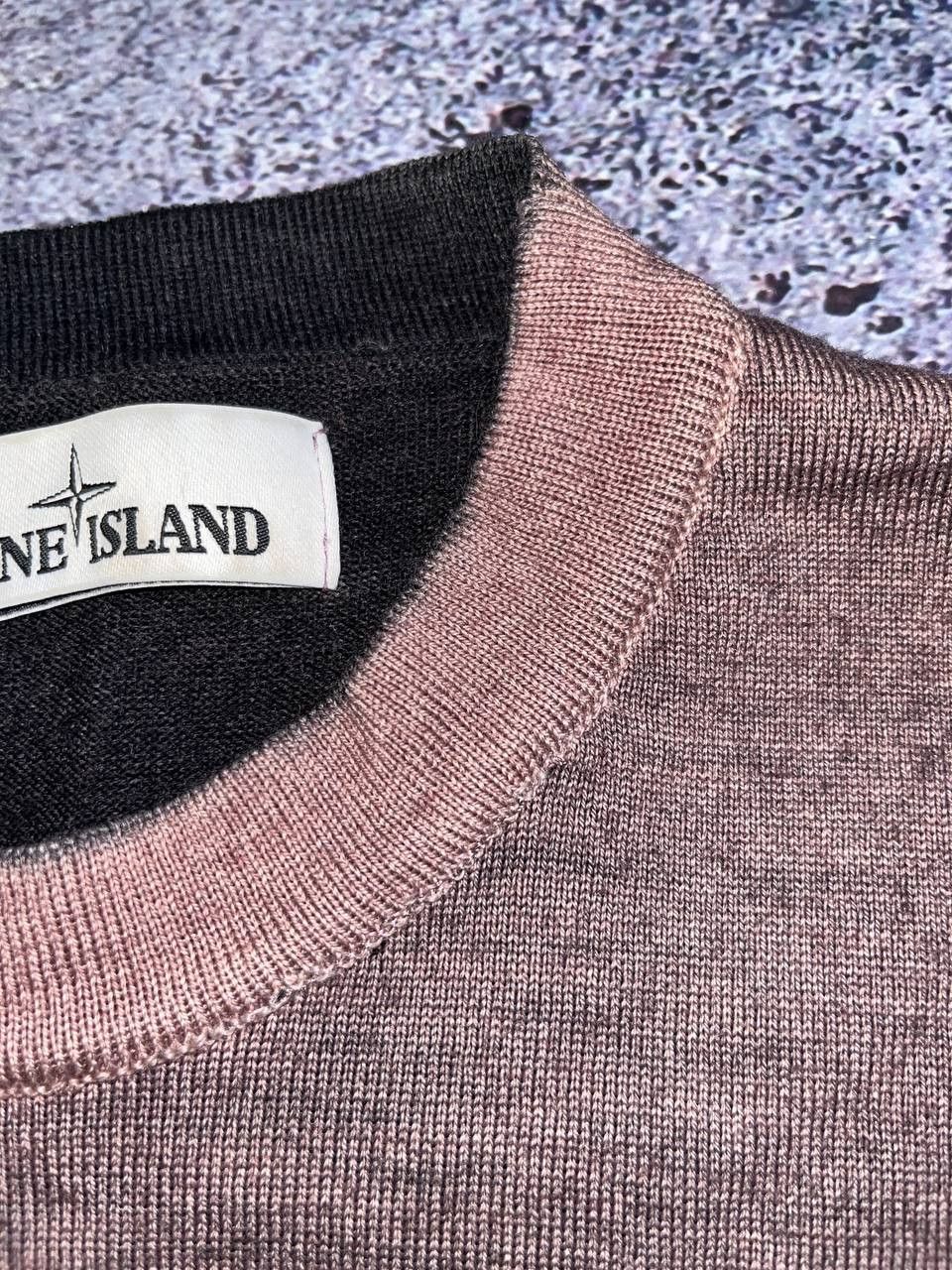Stone Island Stone Island 2018 Salmon Pink Garment Dyed Knit sweater Size US L / EU 52-54 / 3 - 7 Thumbnail