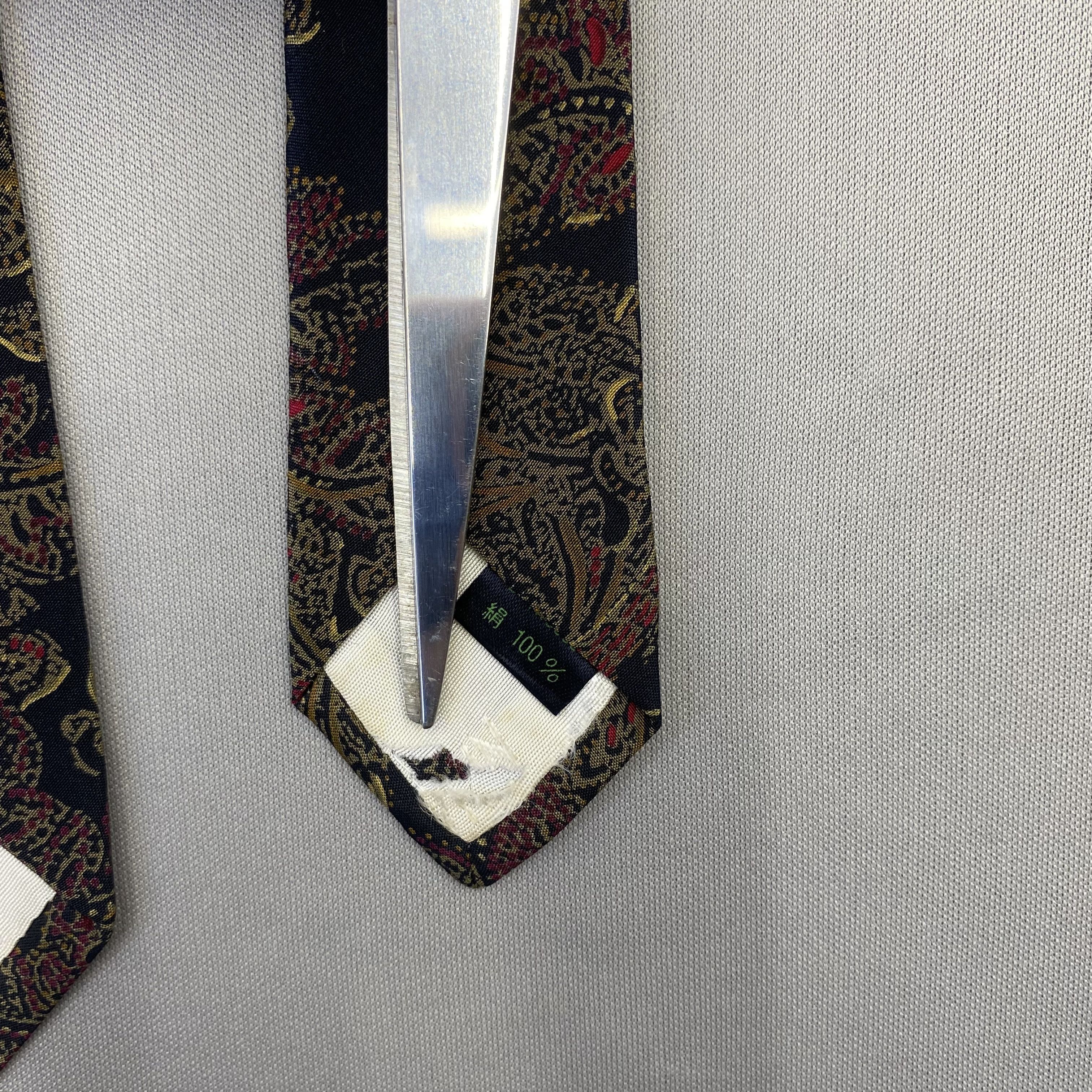 Japanese Brand Vintage Nina Ricci SILK Necktie Cravate Pure Silk Neck Tie Size ONE SIZE - 9 Thumbnail