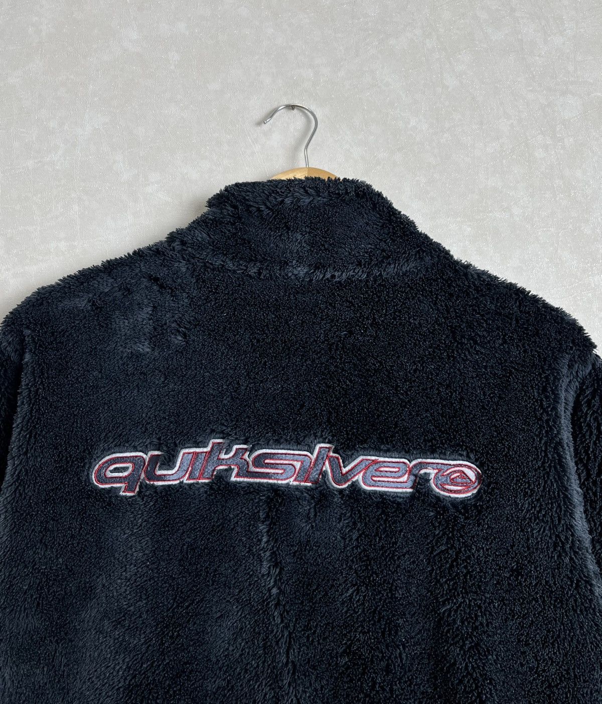 Quiksilver Vintage Quicksilver Big Logo 1/4 Zip Fleece Sweatshirt 00s Size US S / EU 44-46 / 1 - 14 Thumbnail